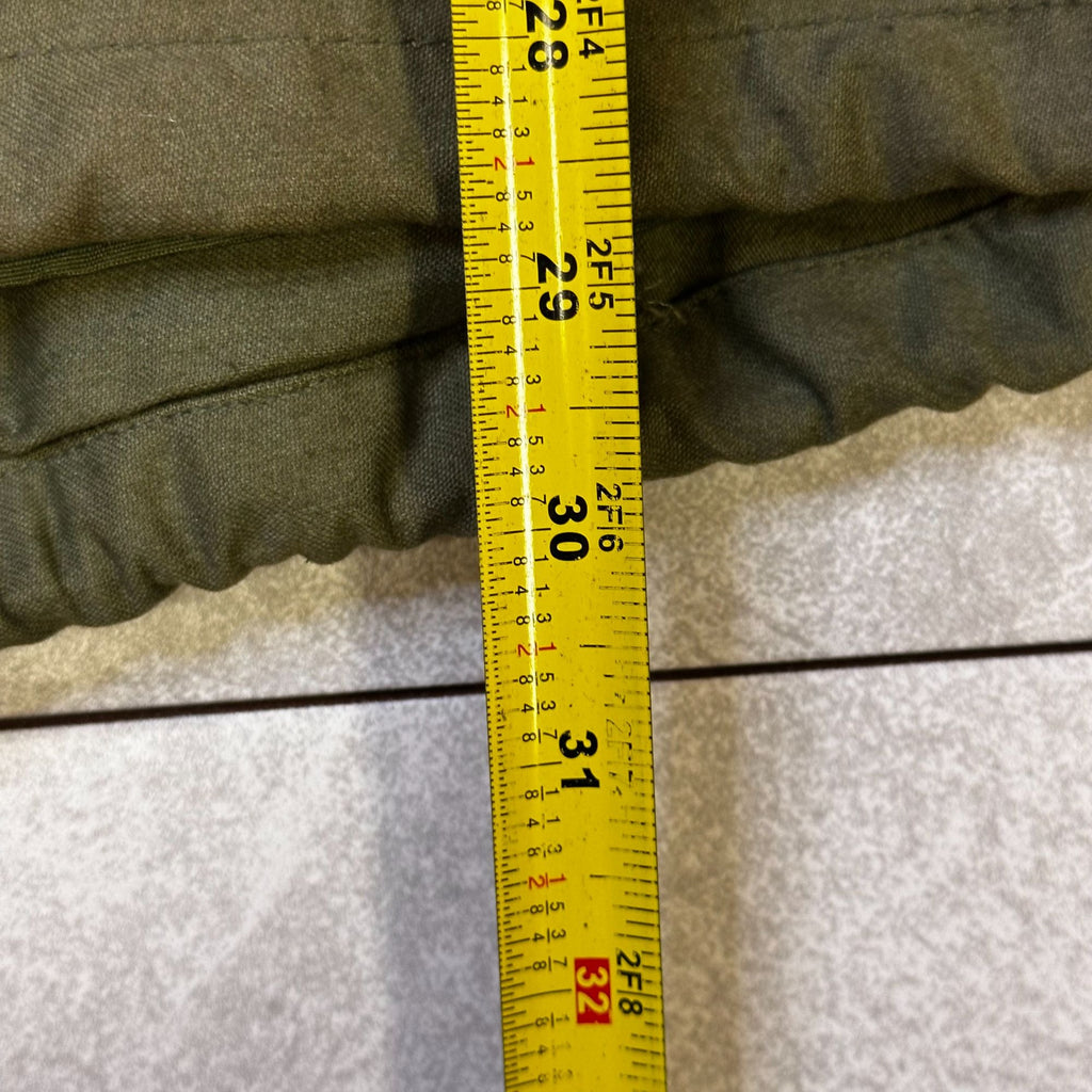 Vintage Military Cold Weather Field Coat Medium Regular Olive Green Cotton Blend