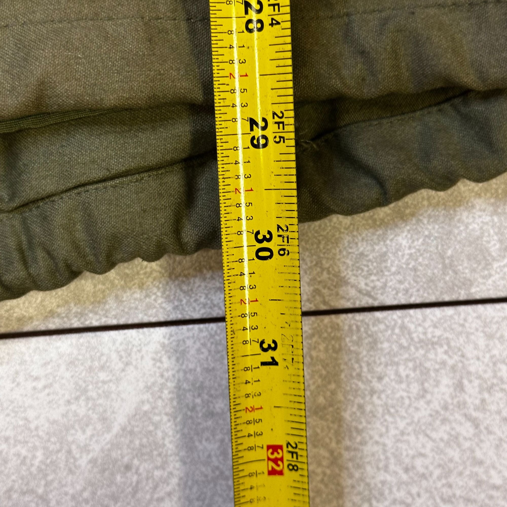 Vintage Military Cold Weather Field Coat Medium Regular Olive Green Cotton Blend