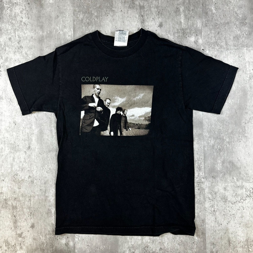 Coldplay A Rush Of Blood To The Head Tour 2003 T-Shirt S Alstyle Apparel Black 100% Cotton Graphic Tee