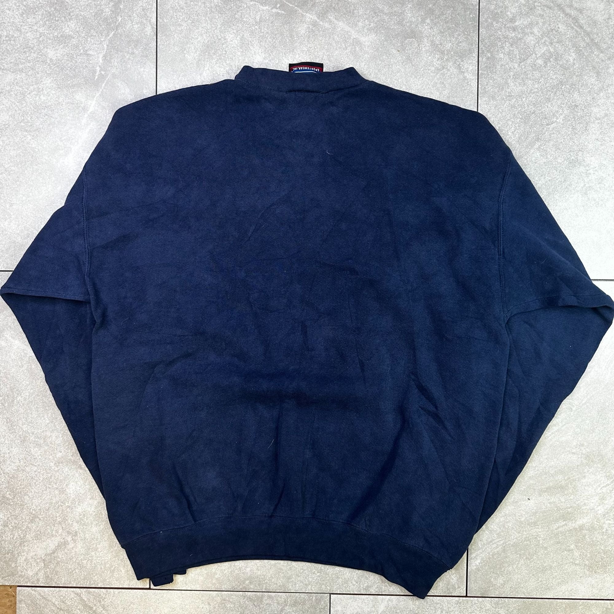 Vintage Crable Sportswear Michigan Wolverines Sweatshirt Navy Crewneck Size XL