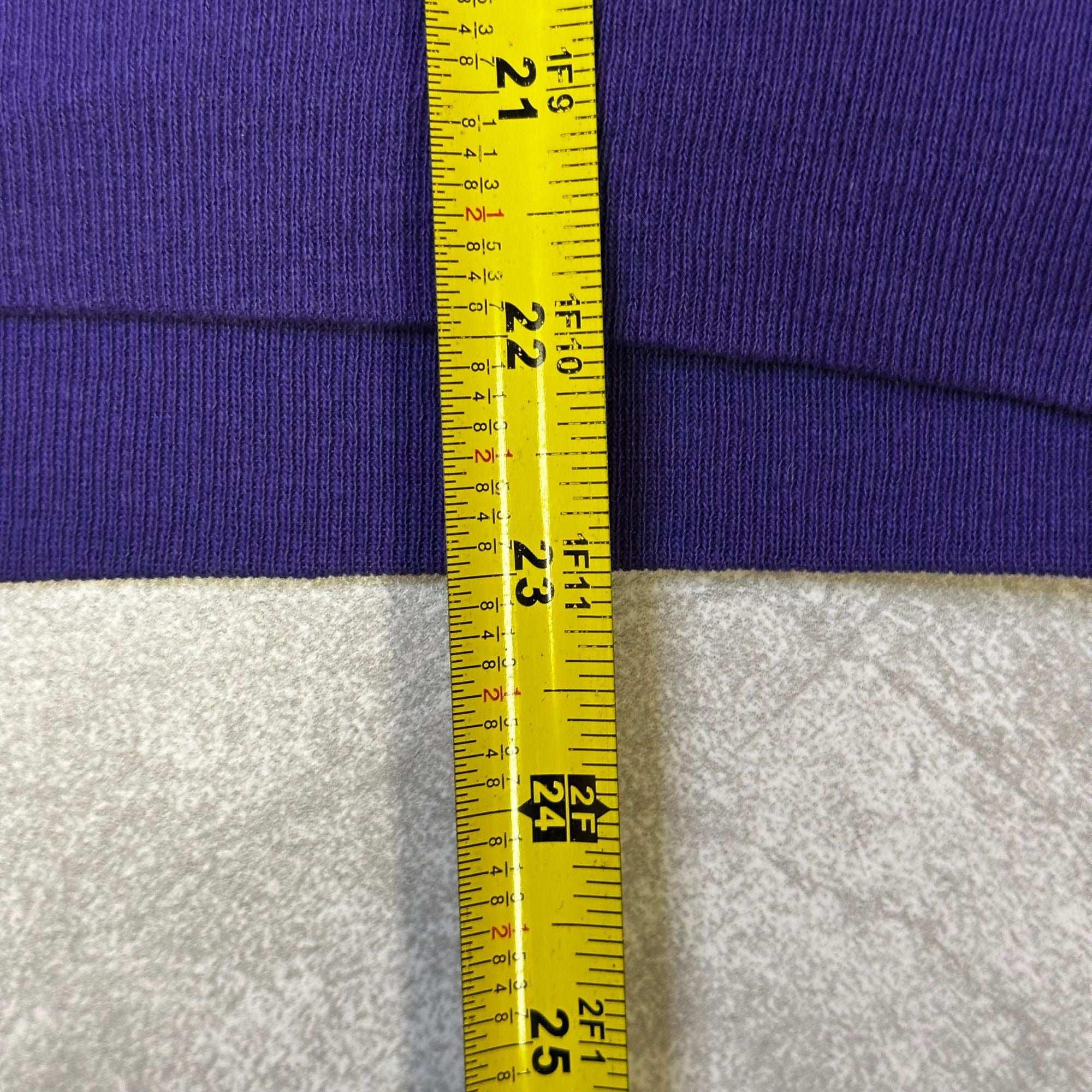 Vintage Nutmeg Mills LSU Tigers Purple Crewneck Sweatshirt M Made In USA Cotton Blend