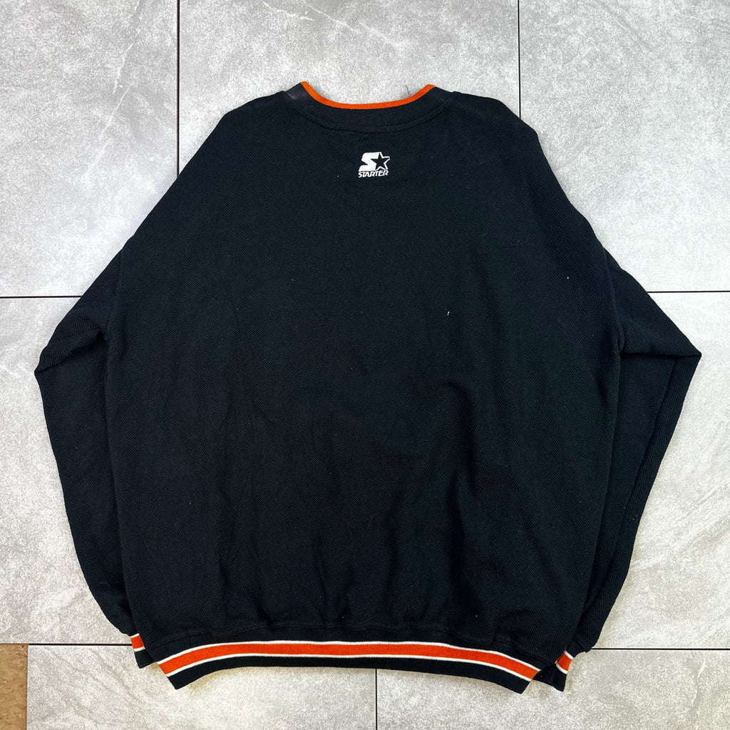 OSU Cowboys Black & Orange Crewneck Sweatshirt XL By Starter