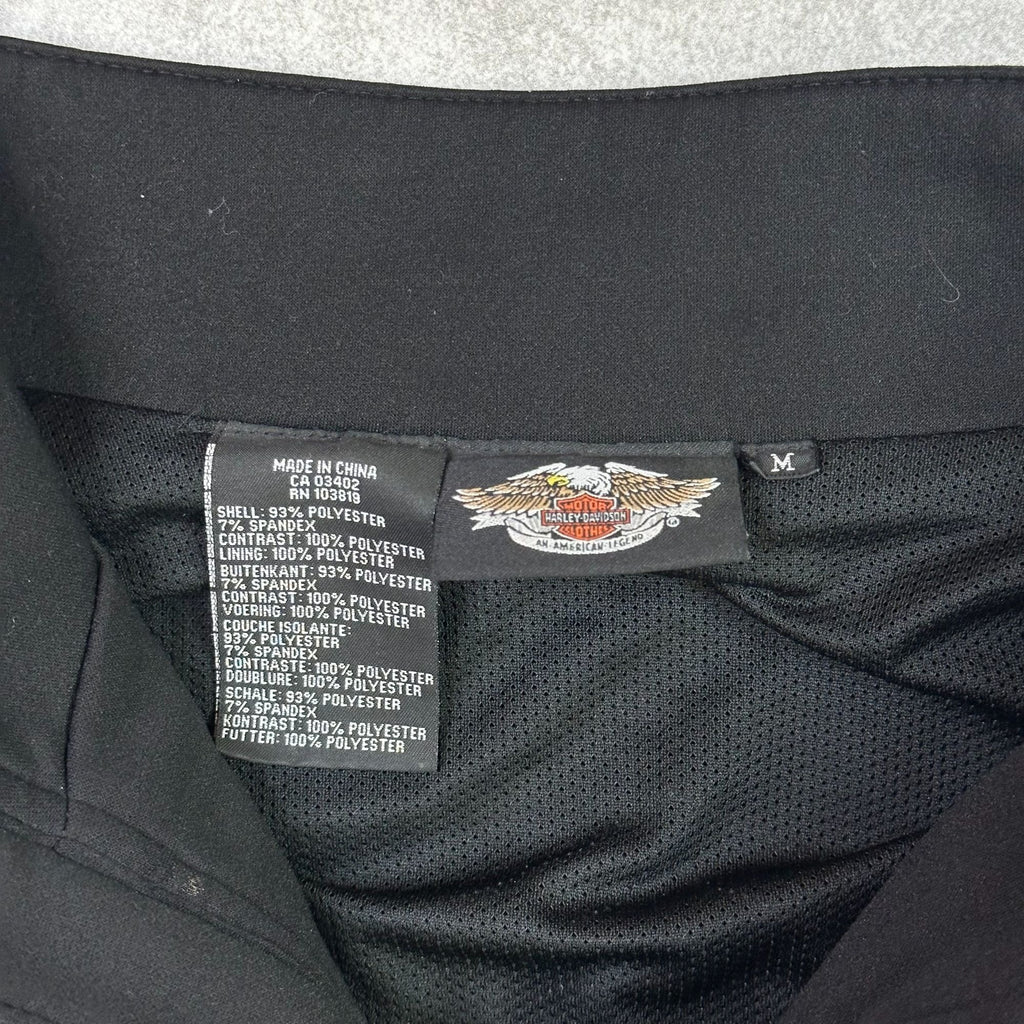 Harley-Davidson Mens Black & Gray Softshell Jacket M