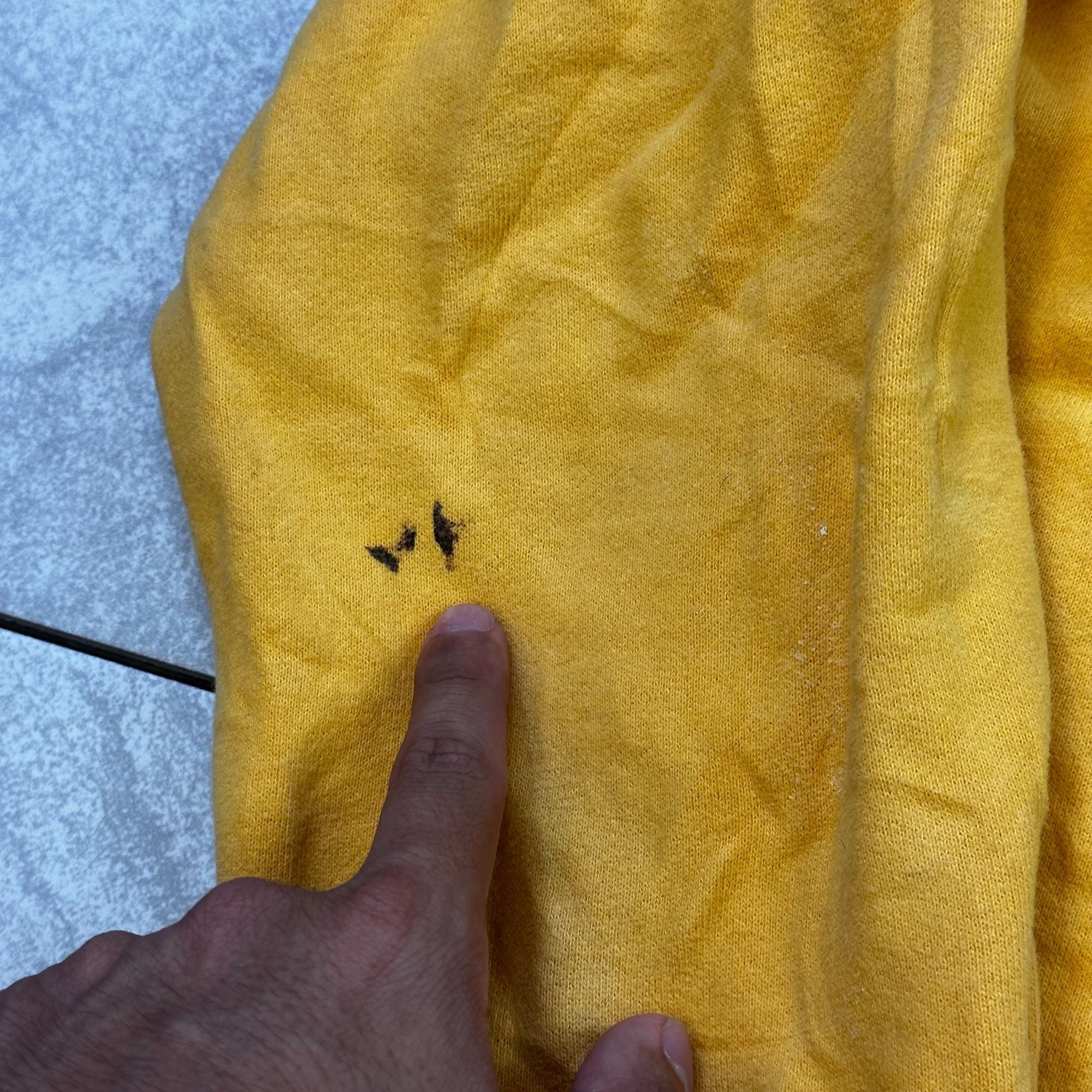 Aeropostale Yellow Hoodie M Athletic Dept 1987 Logo Zip-Up Sweatshirt
