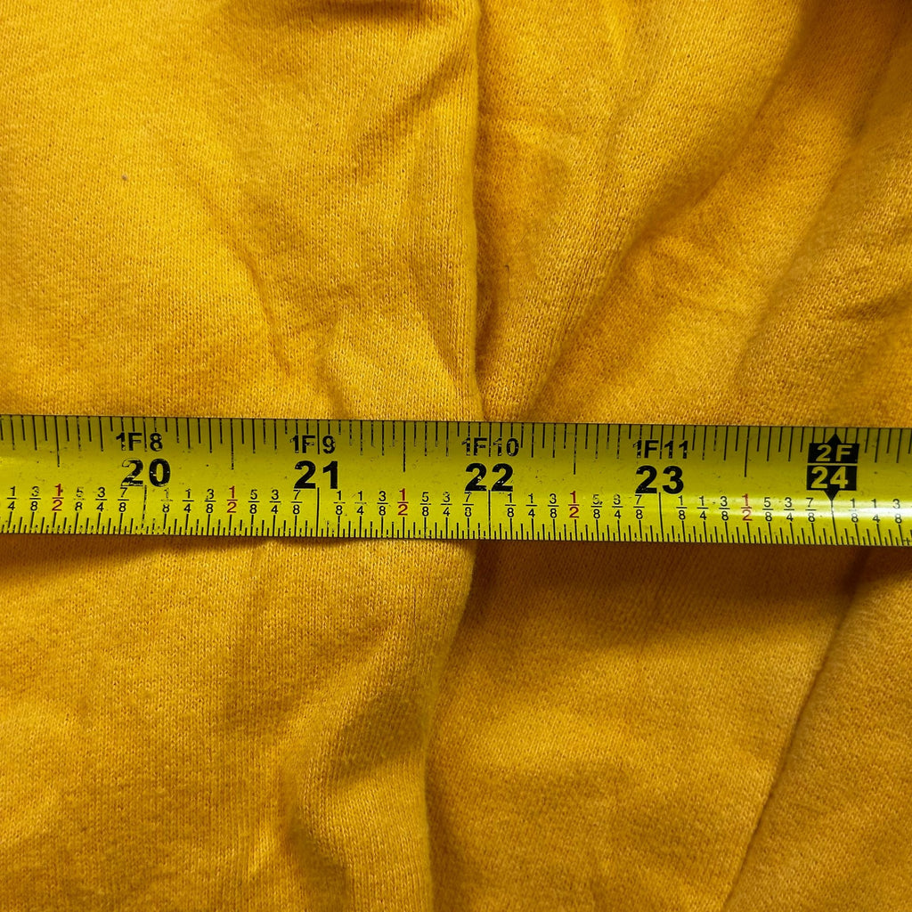 Aeropostale Yellow Hoodie M Athletic Dept 1987 Logo Zip-Up Sweatshirt