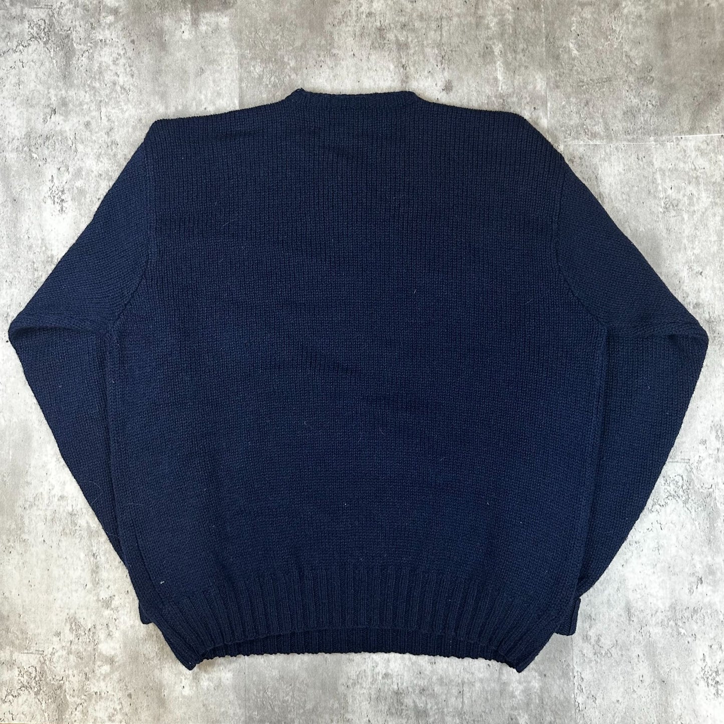 Vintage Polo Ralph Lauren United States Flag 100% Wool Sweater (XL)