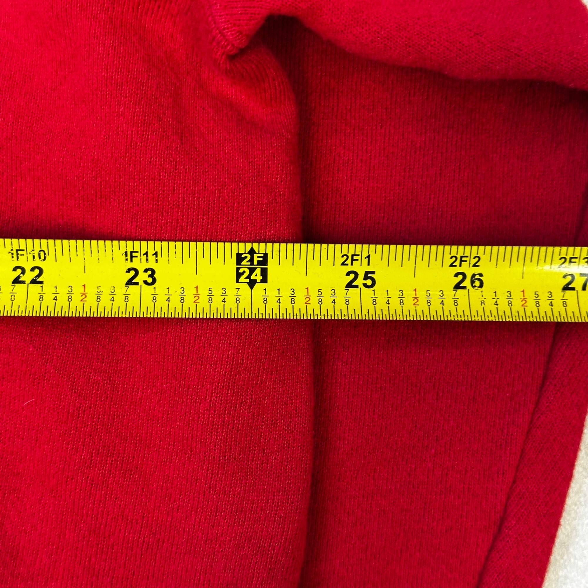 Vintage Disney Store Winnie The Pooh Bear Bottom Red Pullover Sweatshirt XL 90s Made In USA 100% Polyester