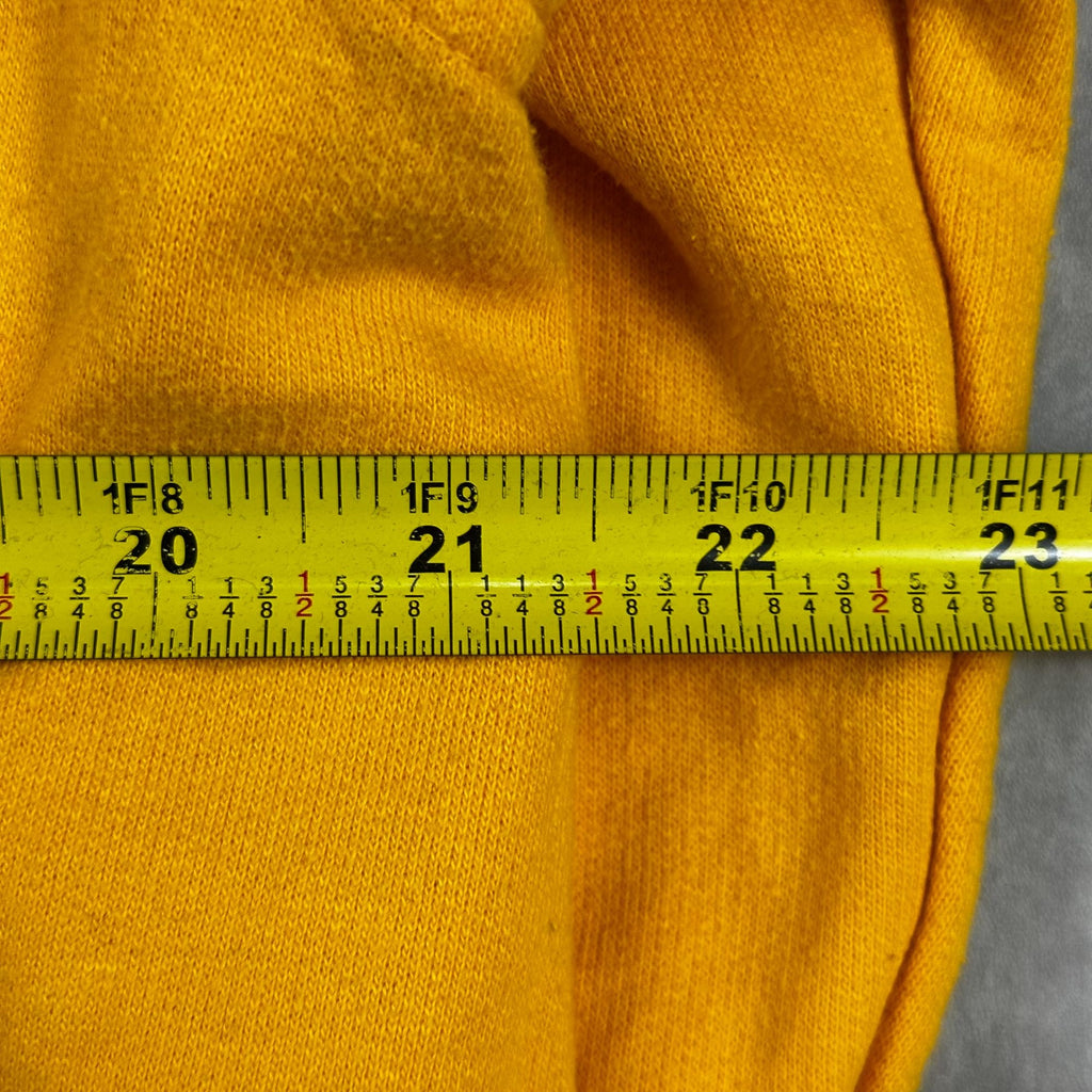 Vintage NFL Pittsburgh Steelers Gold Sweatshirt Crewneck Large Cotton Blend