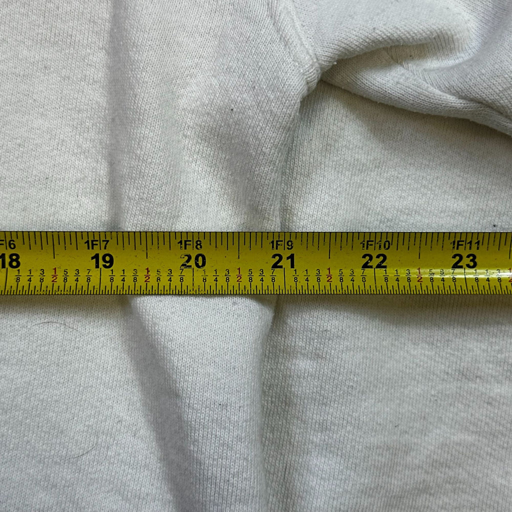 Russell Sportswear L White Zip-Up Hoodie Made In USA