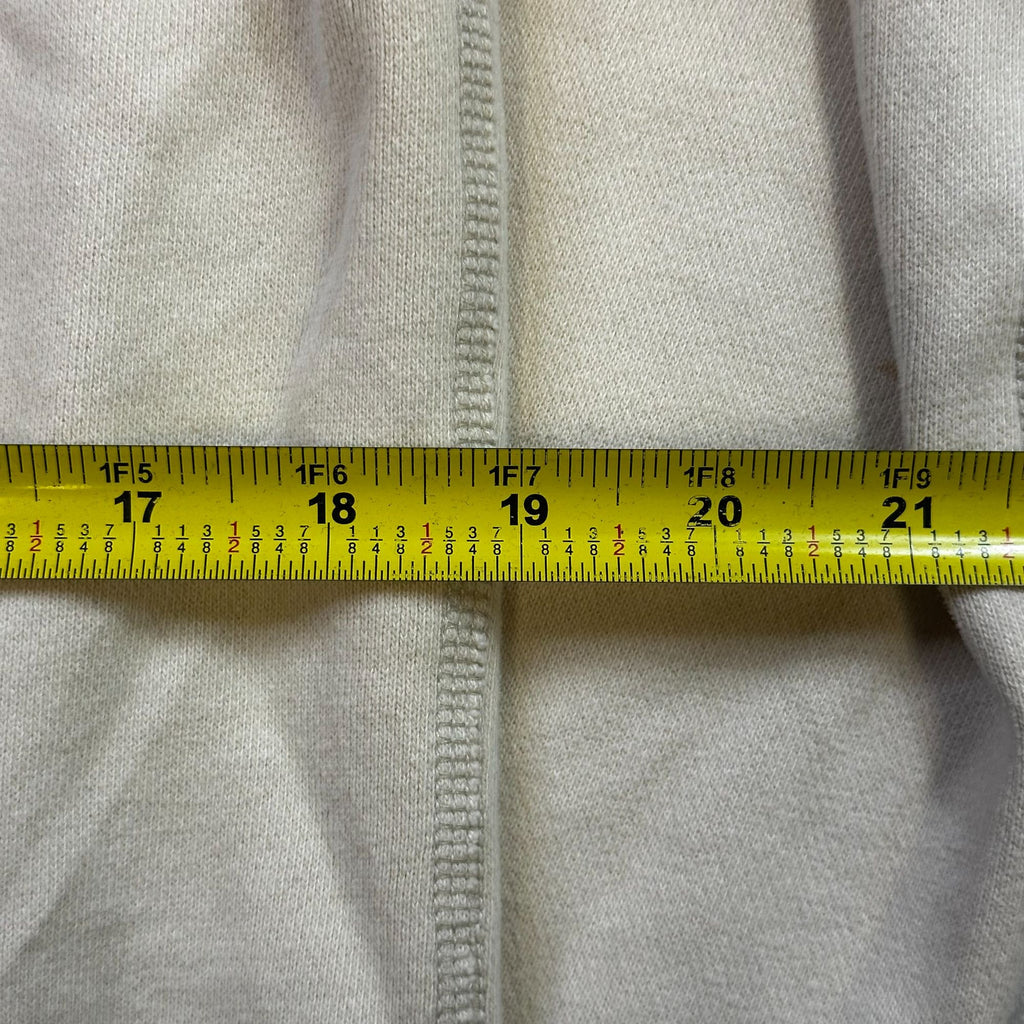 American Eagle Outfitters Beige Hooded Zip-Up Jacket S/P Athletic Fit Sherpa-Lined