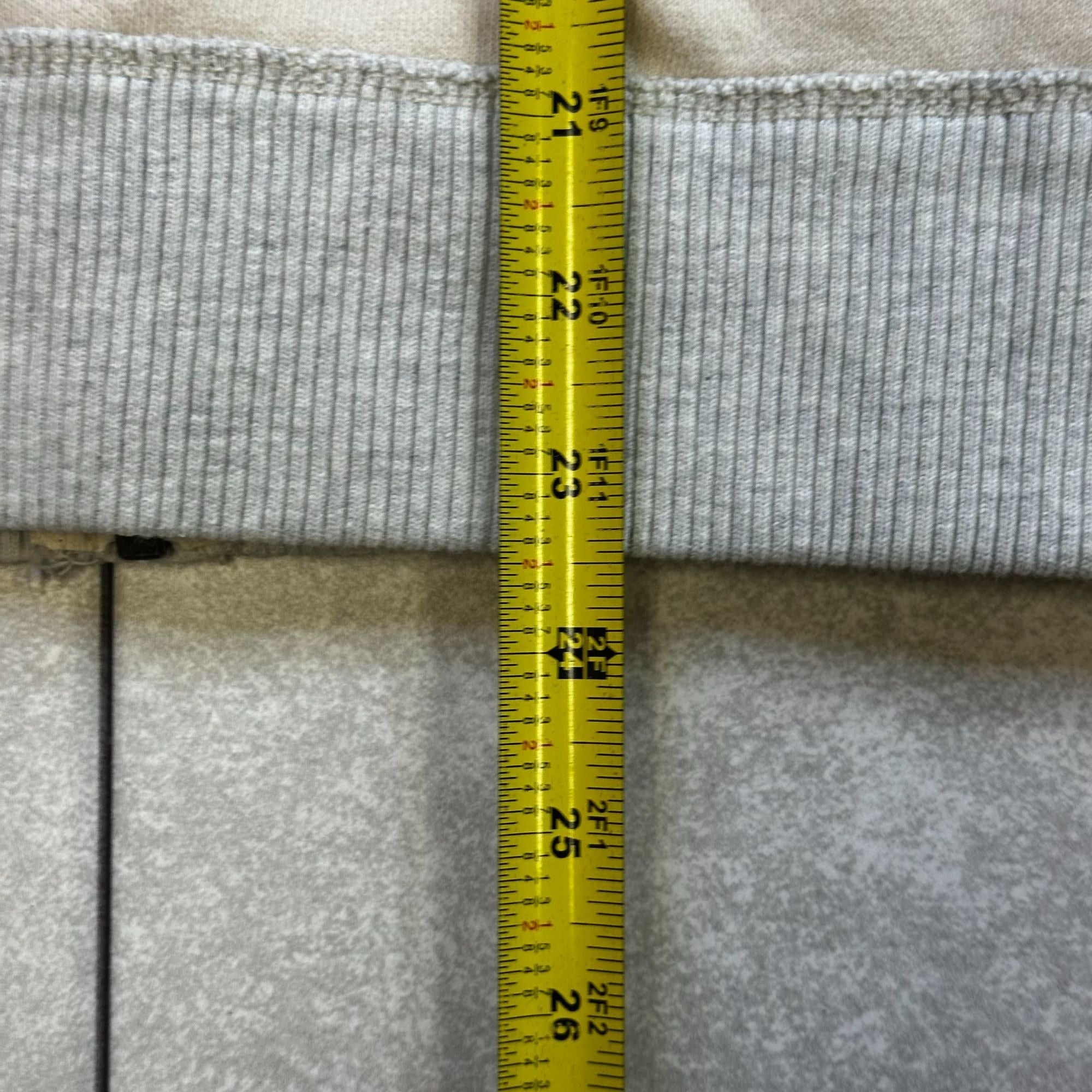 American Eagle Outfitters Beige Hooded Zip-Up Jacket S/P Athletic Fit Sherpa-Lined