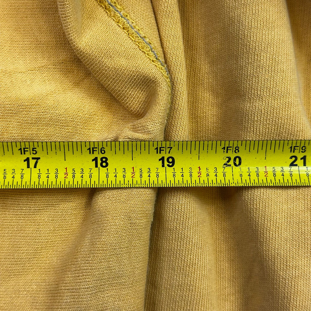 American Eagle Outfitters Yellow Hoodie Eagle Fleece Pullover Sweatshirt S/P