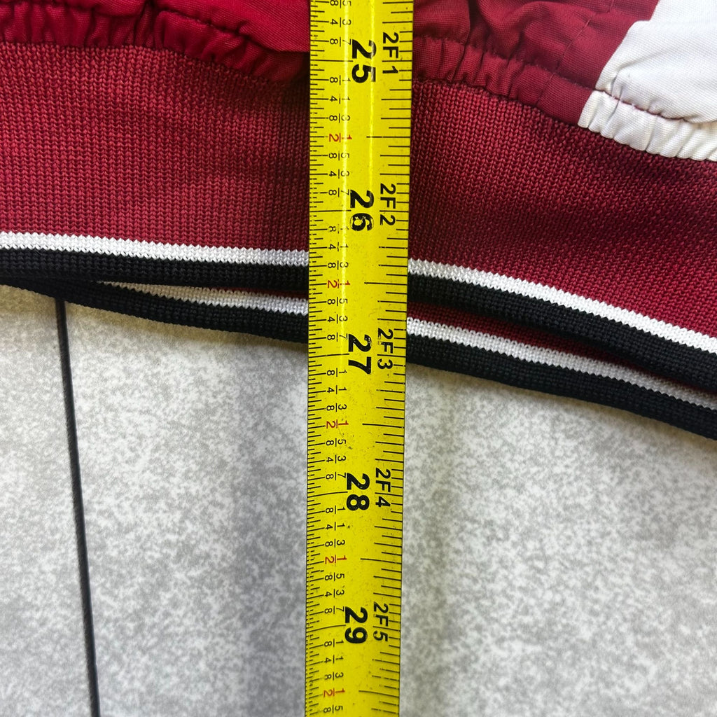 Colosseum Athletics Oklahoma Sooners Pullover Jacket L Red/White Polyester V-Neck Collegiate Licensed Product