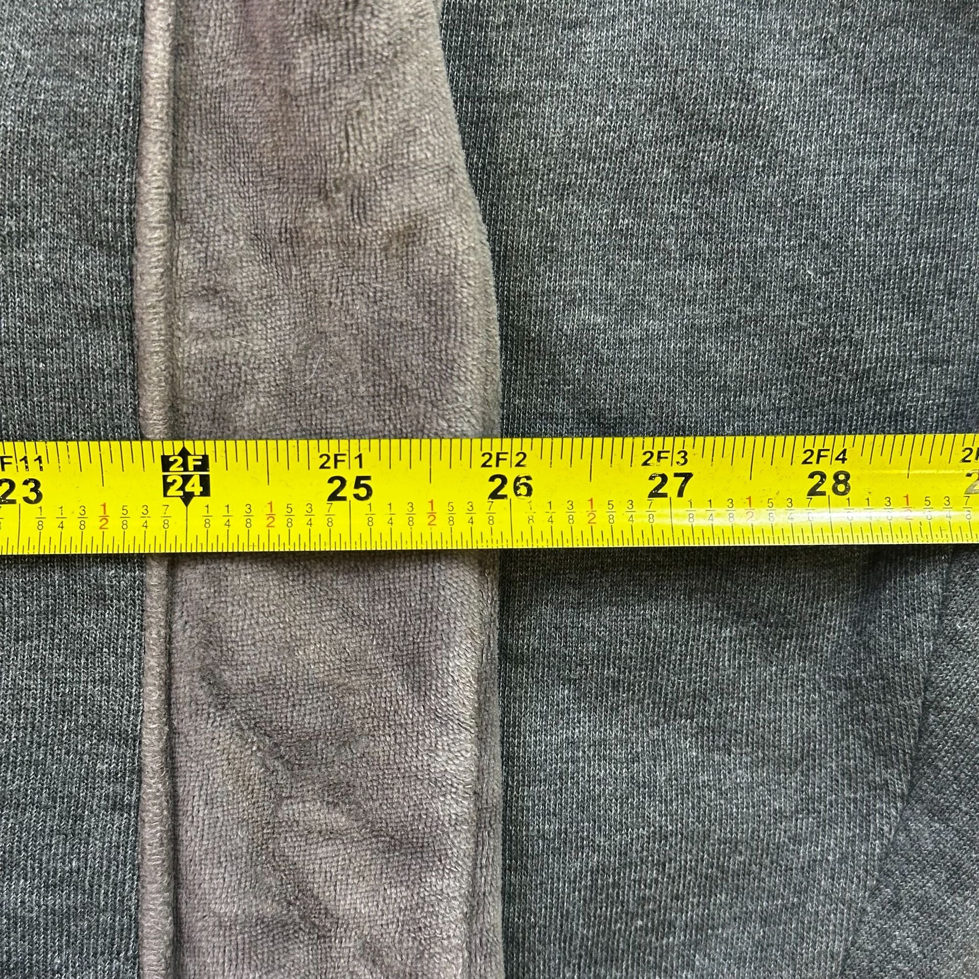 Southpole Mens Gray Hoodie L With Contrast Suede Stripes & Logo Graphic Pullover Sweatshirt Casual Streetwear