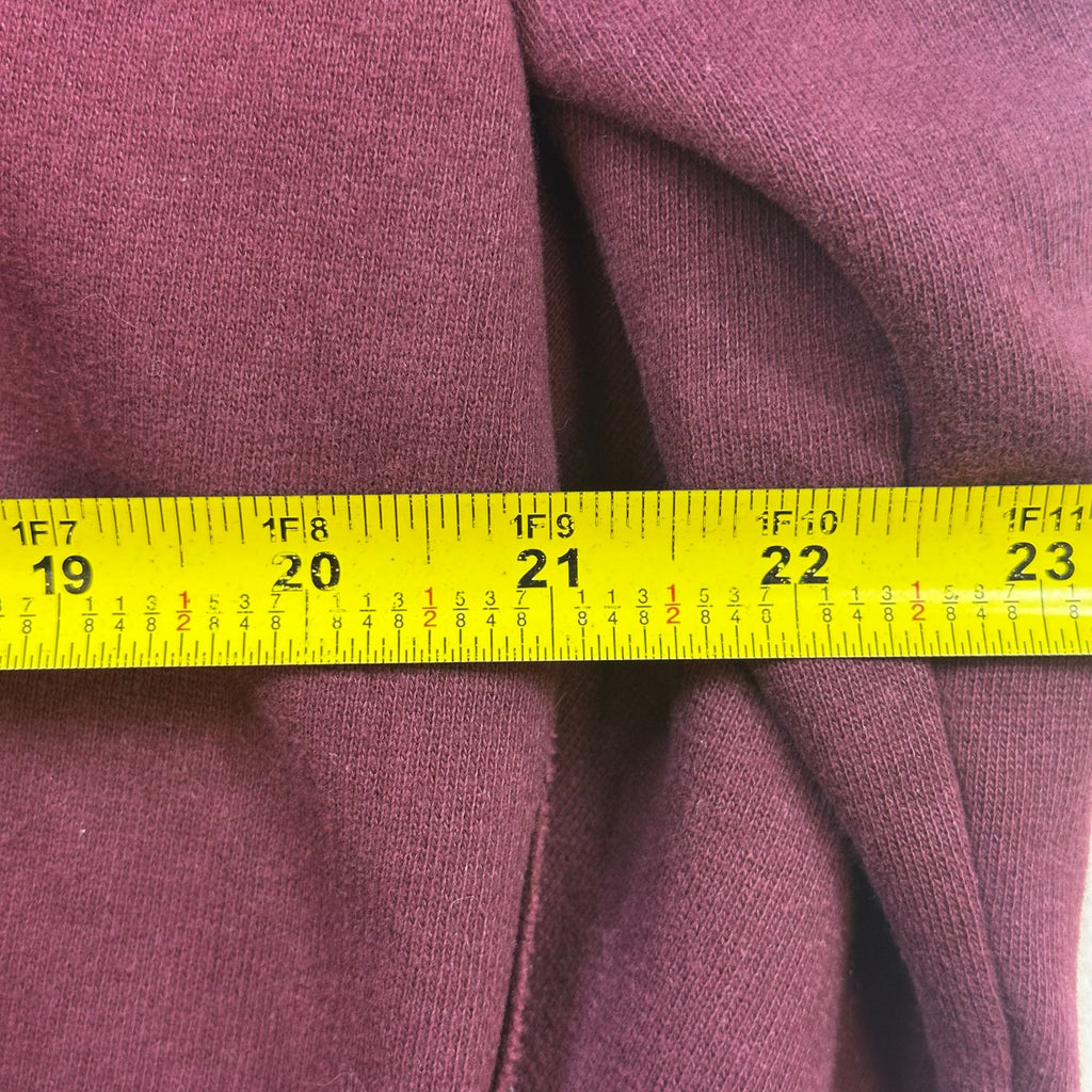 Aeropostale 1987 Burgundy Full-Zip Hoodie S/P