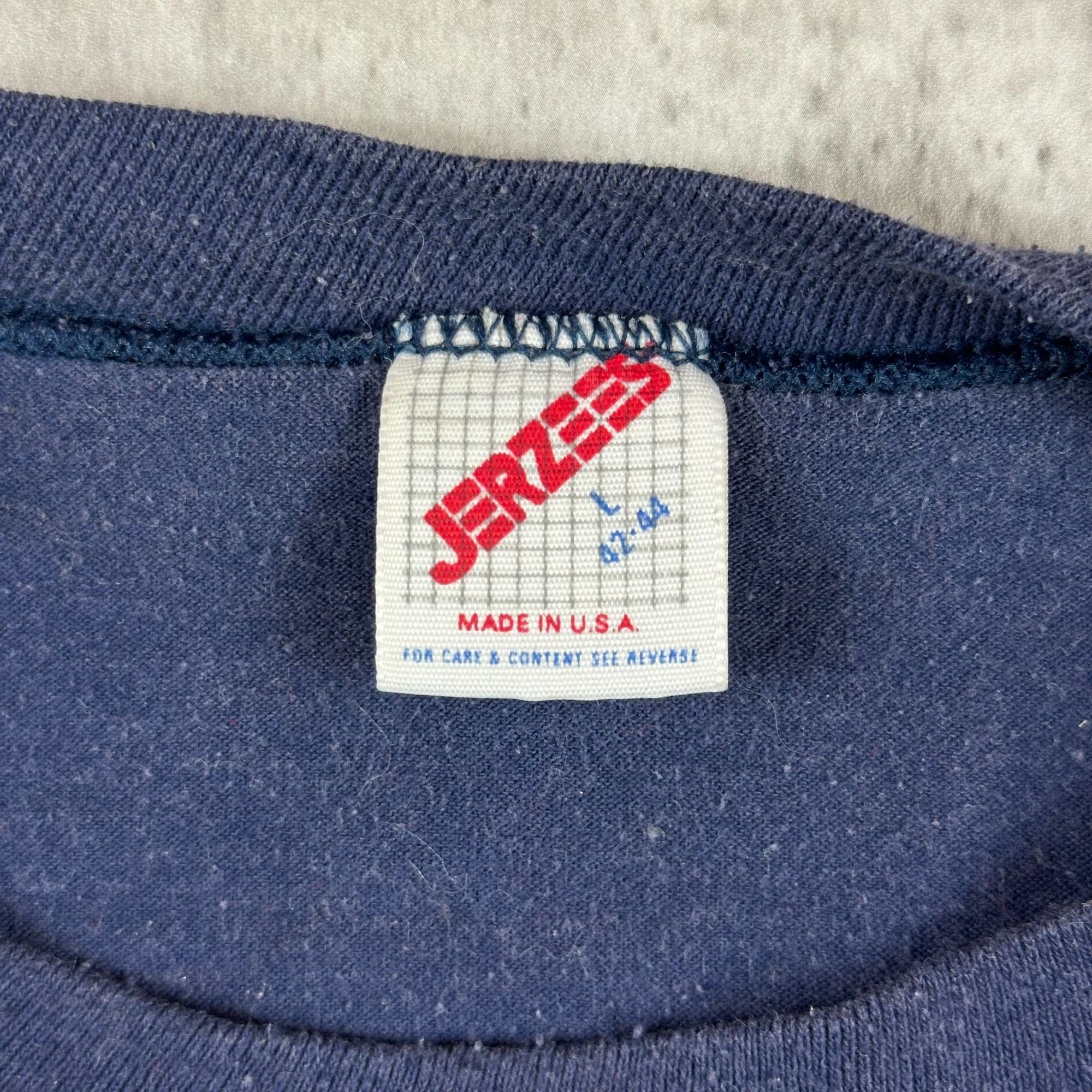 Vintage Jerzees Seniors 89 Academy Of The Holy Angels Navy Blue T-Shirt Size L