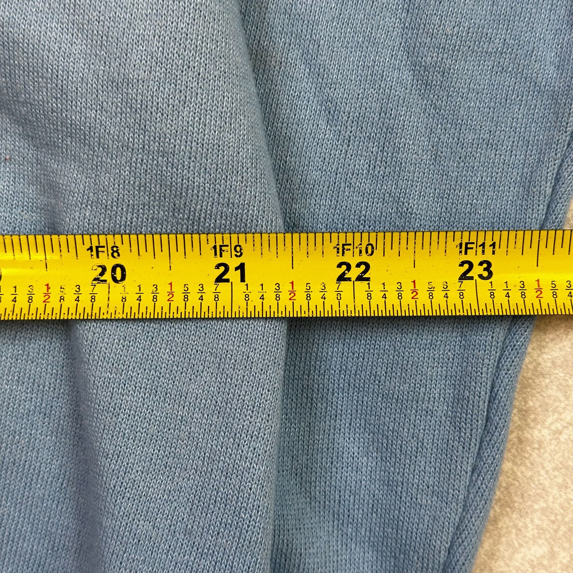 Vintage Blue Mickey Mouse Sweatshirt Crewneck Pullover Adult Size Large Disney