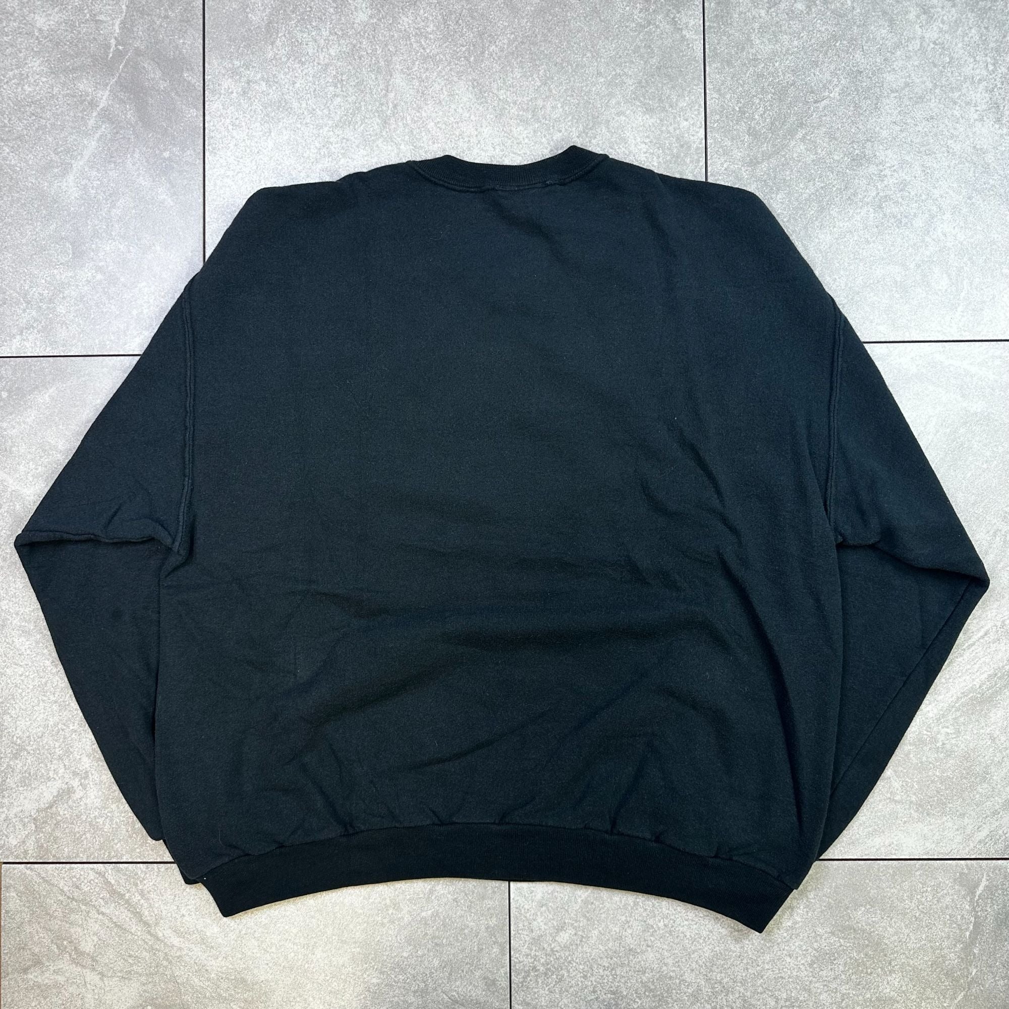 Pittsburgh Penguins NHL Licensed Black Crewneck Sweatshirt Size XL Cotton Blend