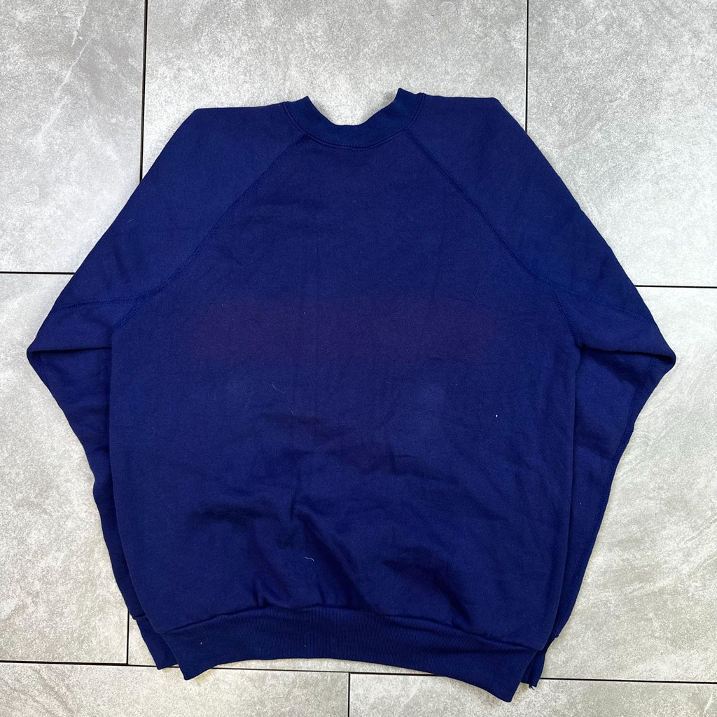 Vintage Discus Athletic Heavyweight United Sweatshirt Large Blue