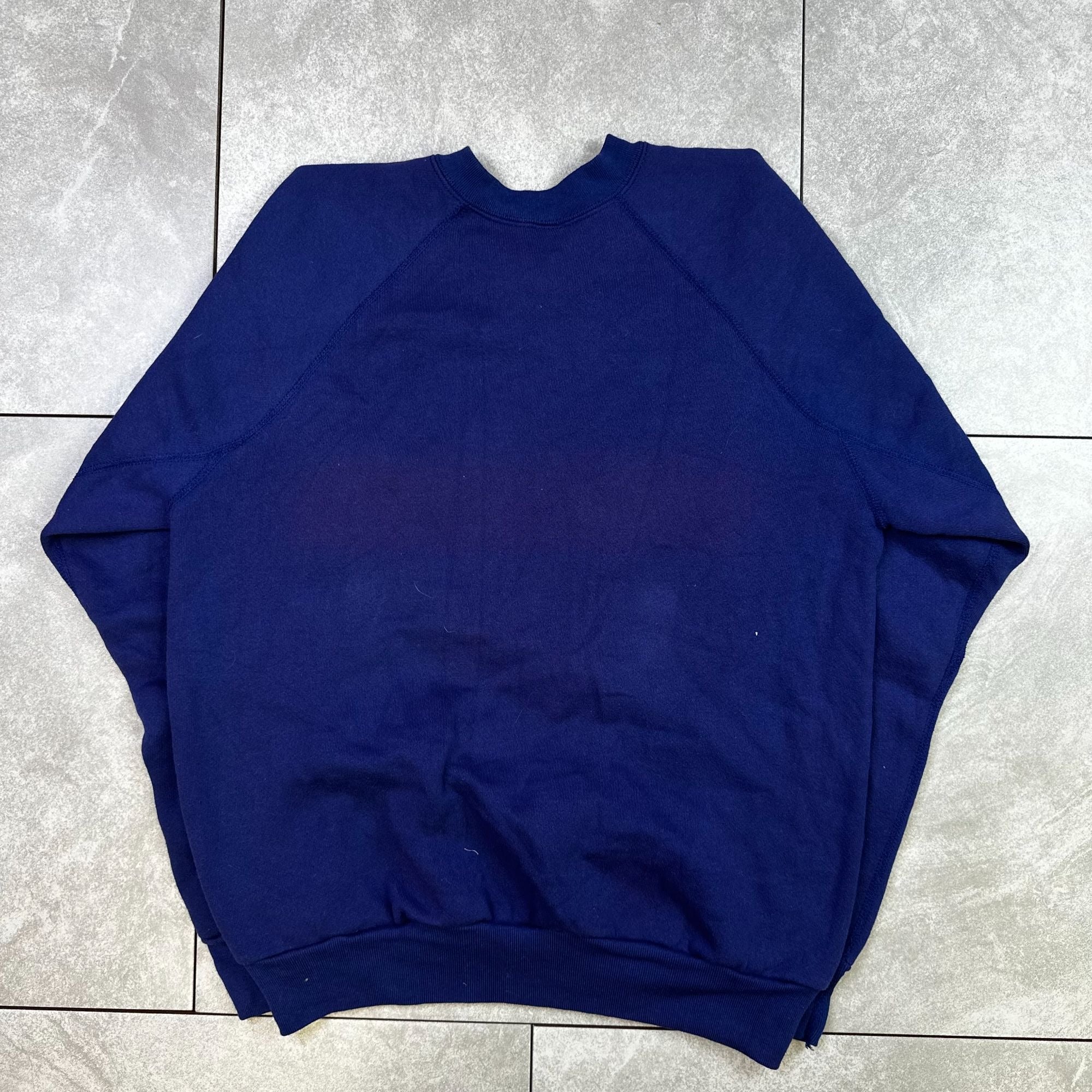 Vintage Discus Athletic Heavyweight United Sweatshirt Large Blue