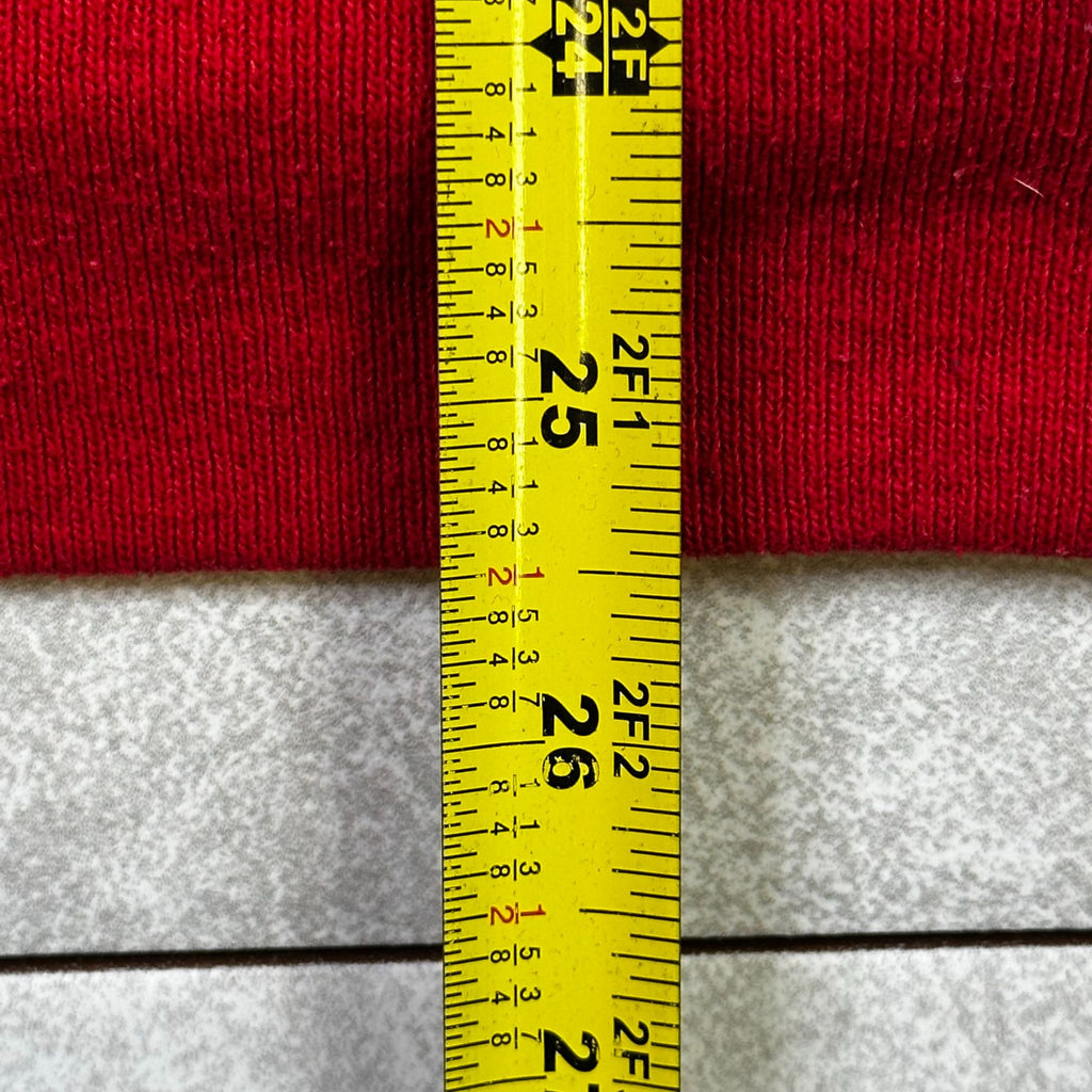 Vintage Jerzees Super Sweats Ball State Red Crewneck Sweatshirt L Made In USA