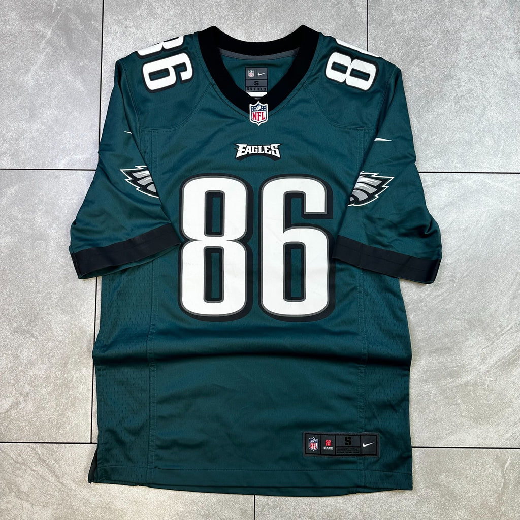 Nike NFL Philadelphia Eagles Ertz #86 On Field Jersey S Green Black Polyester
