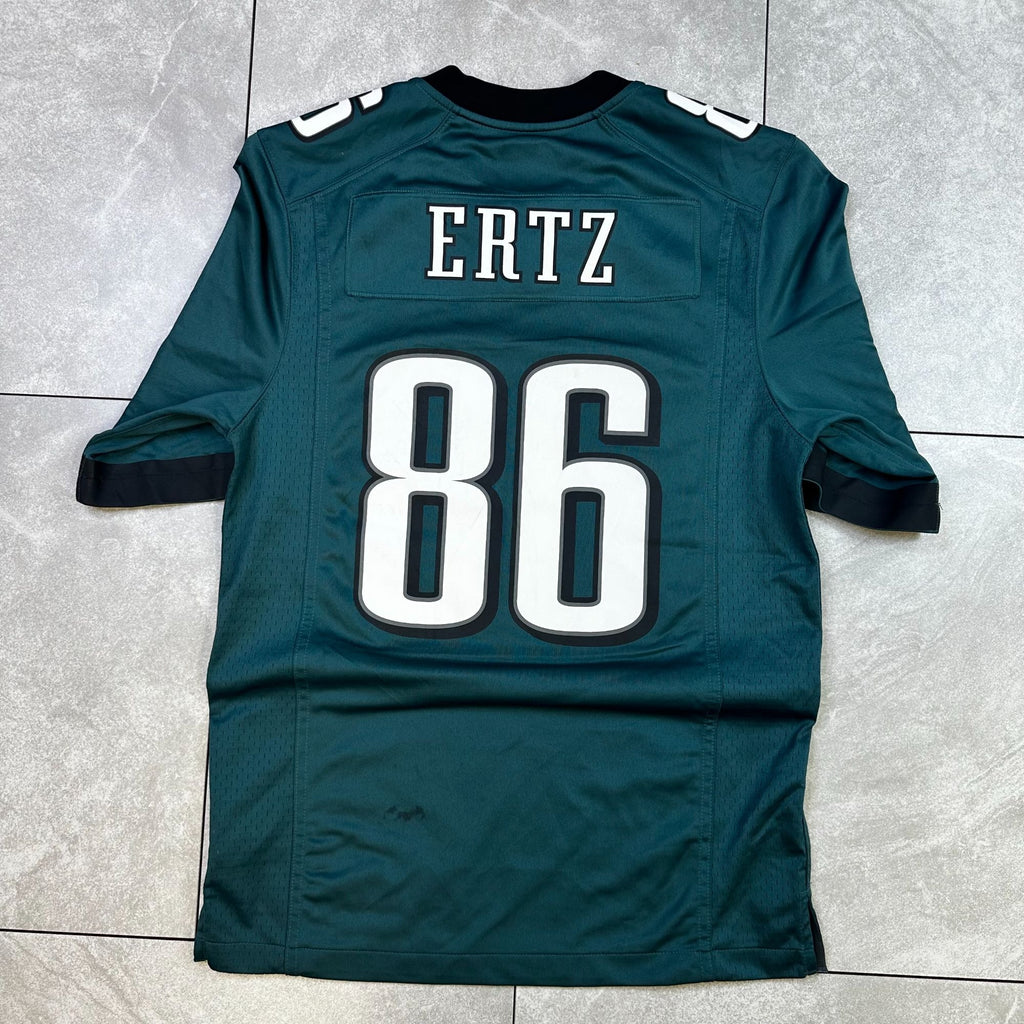 Nike NFL Philadelphia Eagles Ertz #86 On Field Jersey S Green Black Polyester