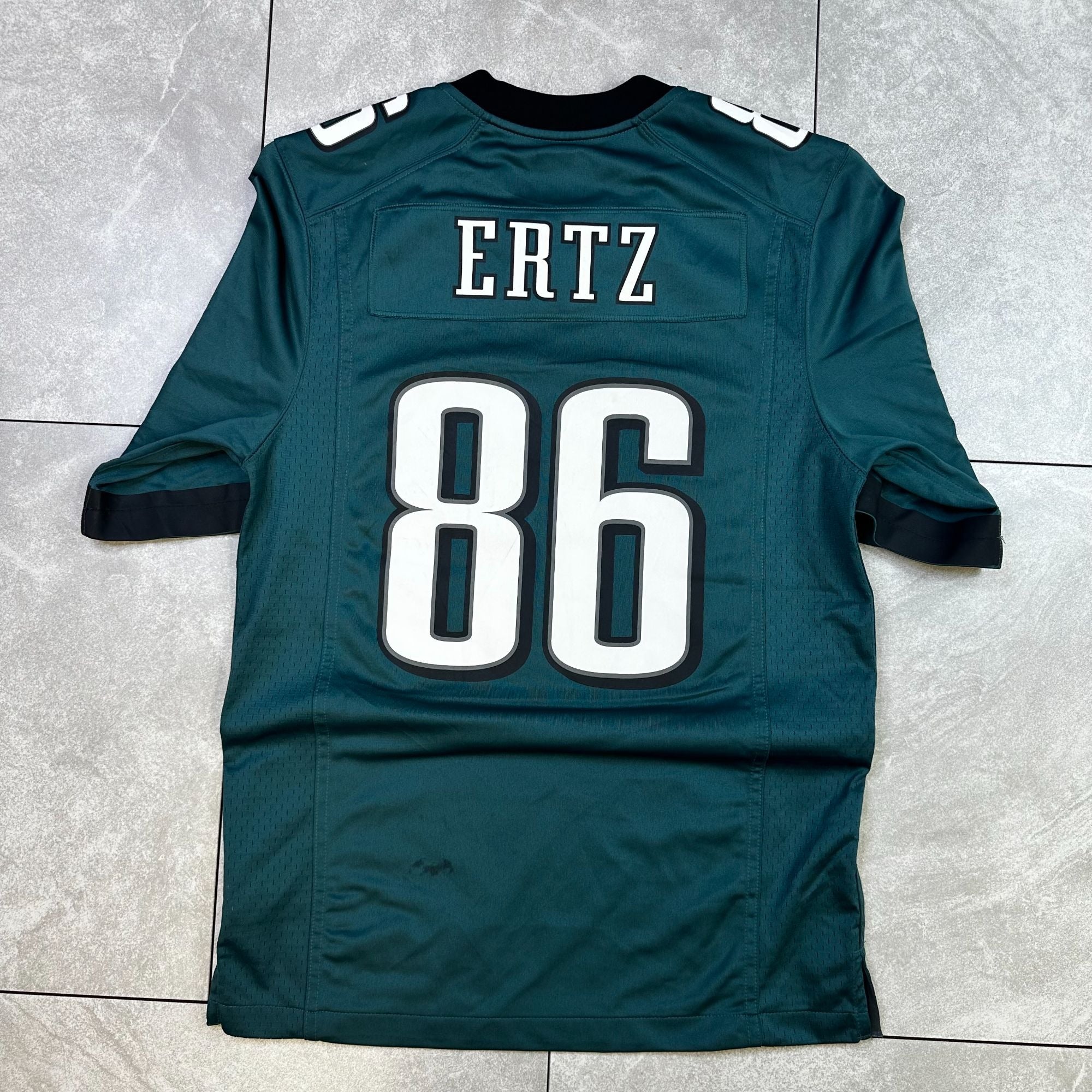 Nike NFL Philadelphia Eagles Ertz #86 On Field Jersey S Green Black Polyester