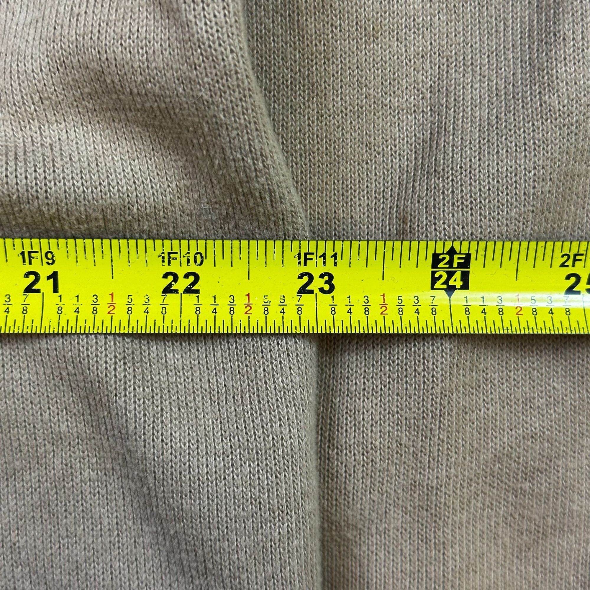 Polo By Ralph Lauren Mens Tan 1/4 Zip Pullover Sweater L 100% Cotton Casual Versatile Warm Knit