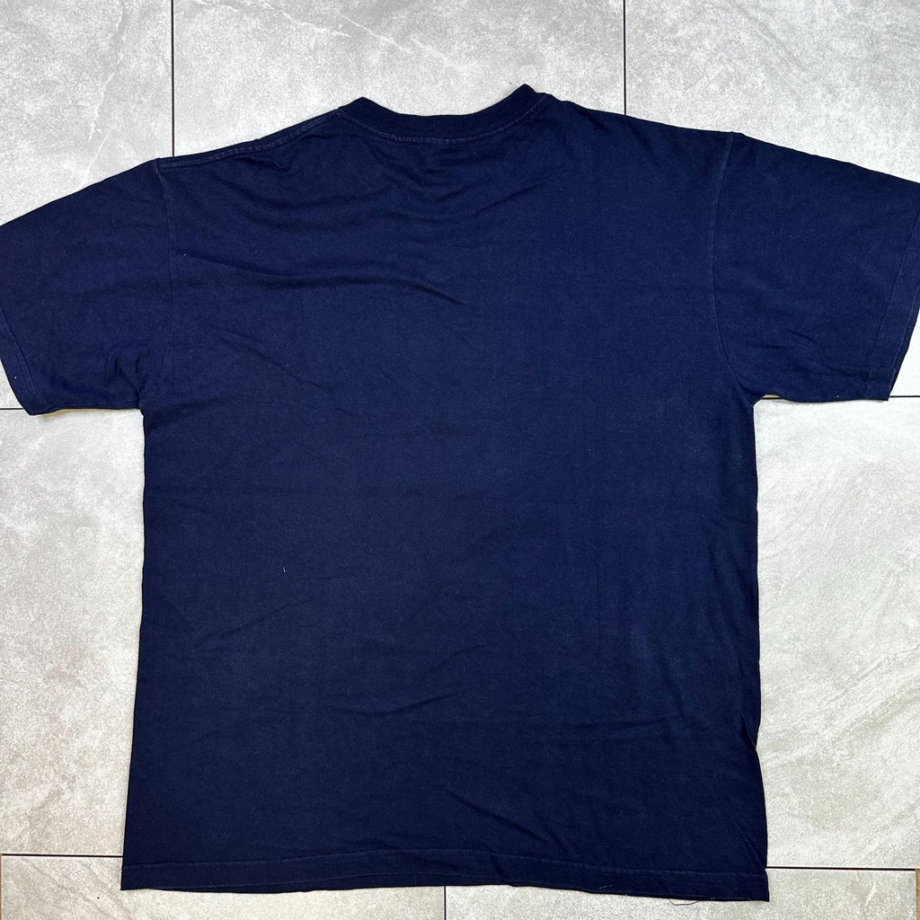 Vintage Ecko Unltd Navy Blue Rhino Graphic T-Shirt X-Large 100% Cotton