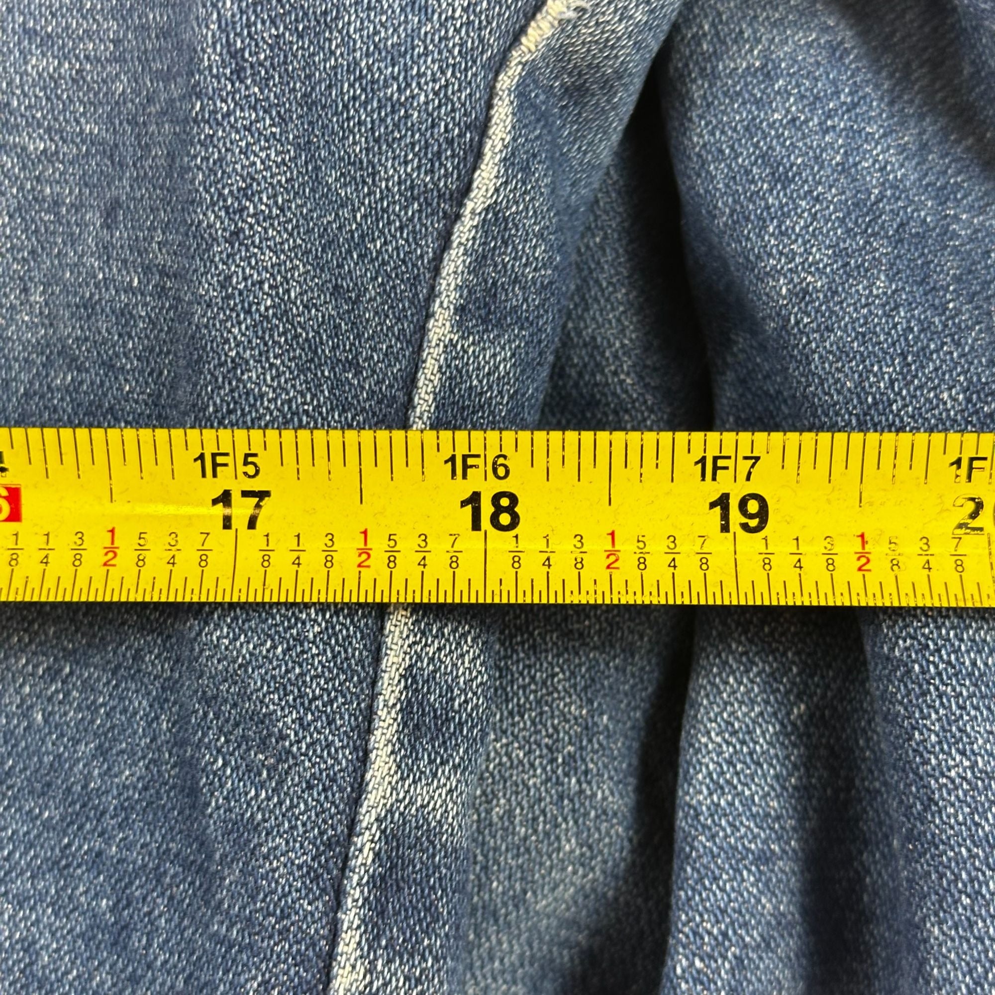 Vintage Wrangler Denim Jacket With Corduroy Collar Mens L Made In USA