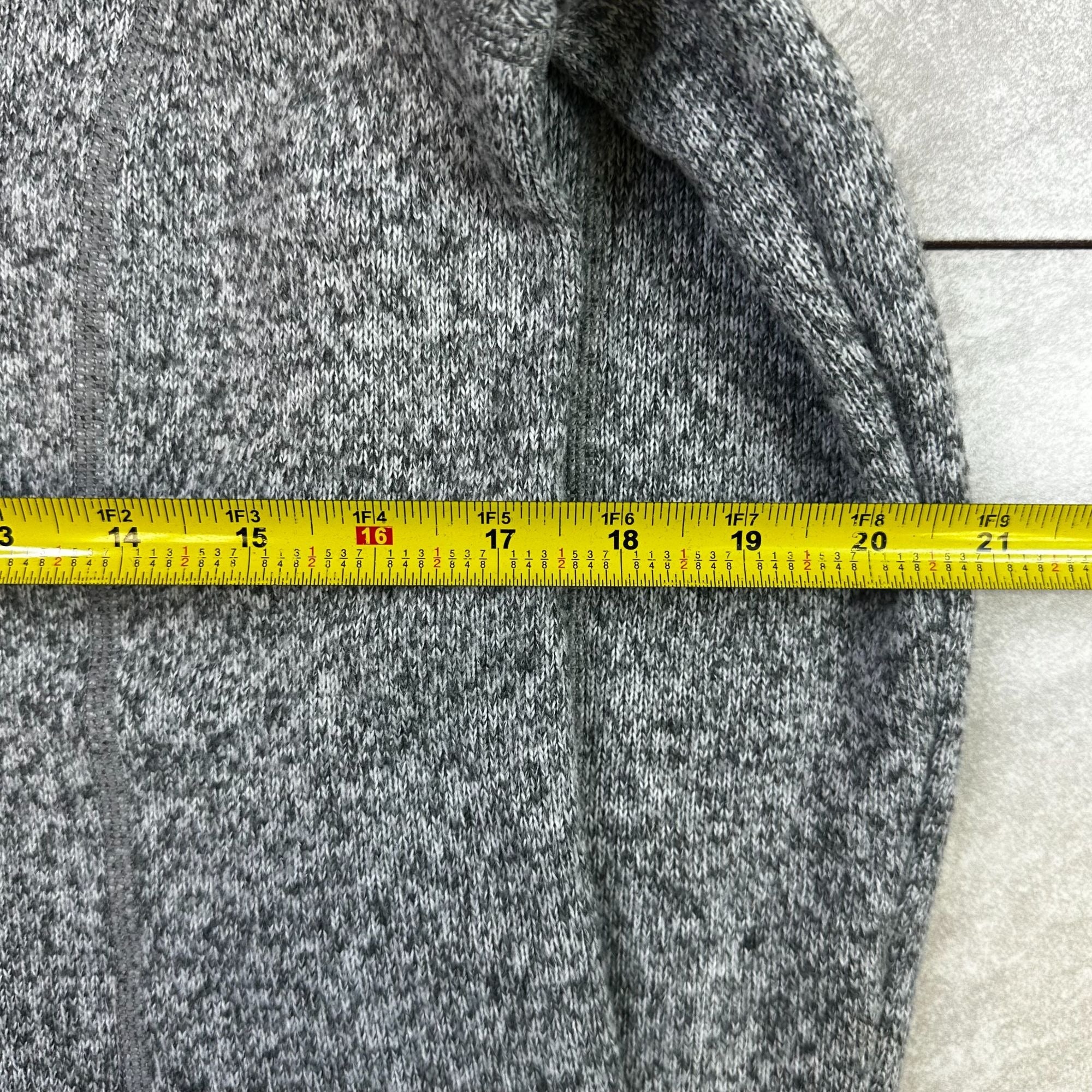 Patagonia Mens Grey Better Sweater 1/4 Zip Pullover Medium