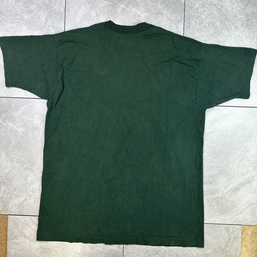 Vintage 1995 Looney Tunes Taz "Try And Jungle This!" T-Shirt XL Green Warner Bros