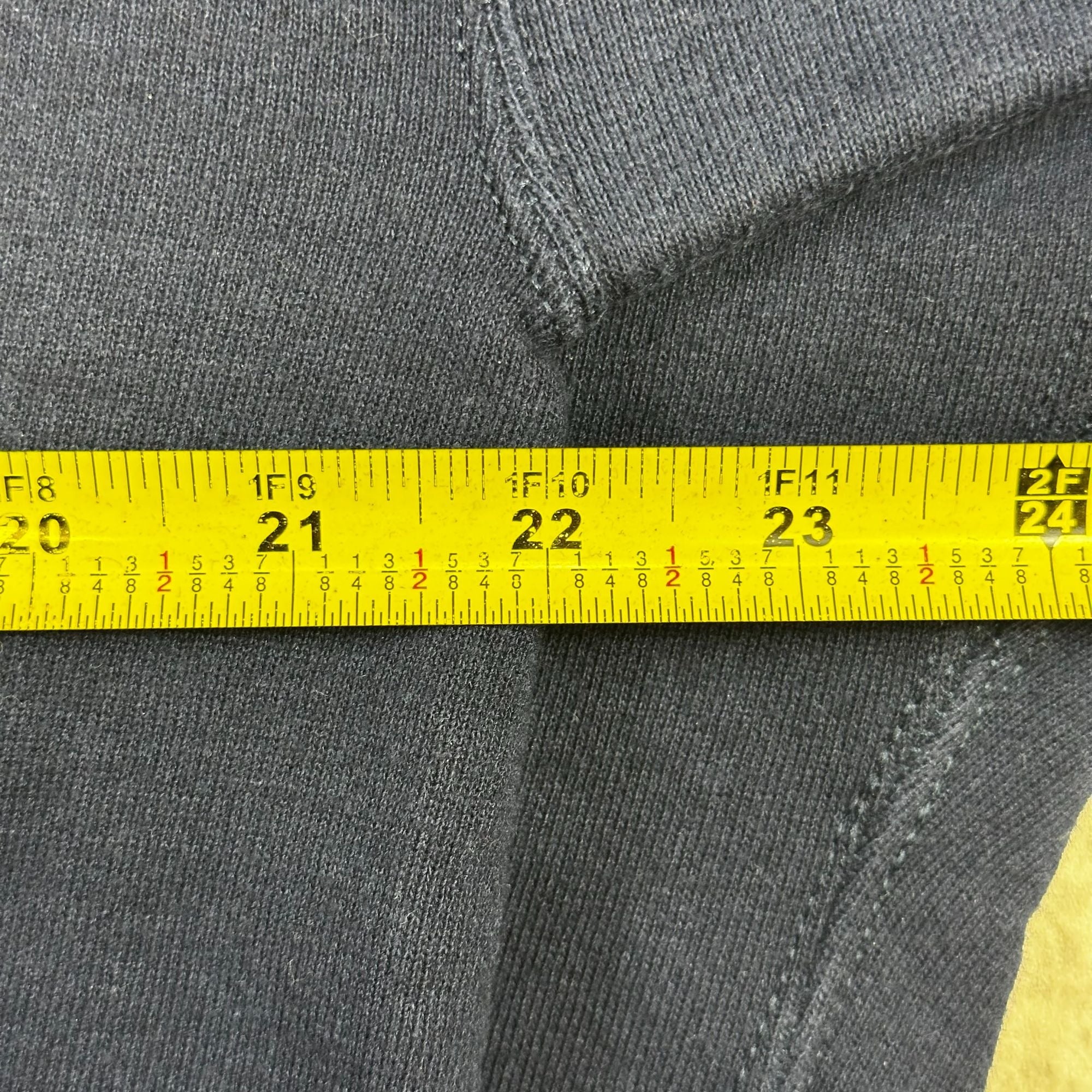 Vintage Georgia Tech XL Football Hoodie Navy & Yellow Russell Athletic Pullover Sweatshirt