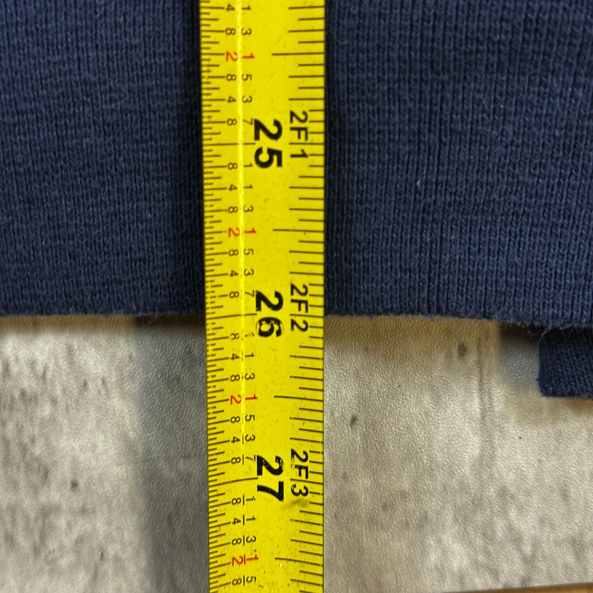 Vintage Georgia Tech XL Football Hoodie Navy & Yellow Russell Athletic Pullover Sweatshirt