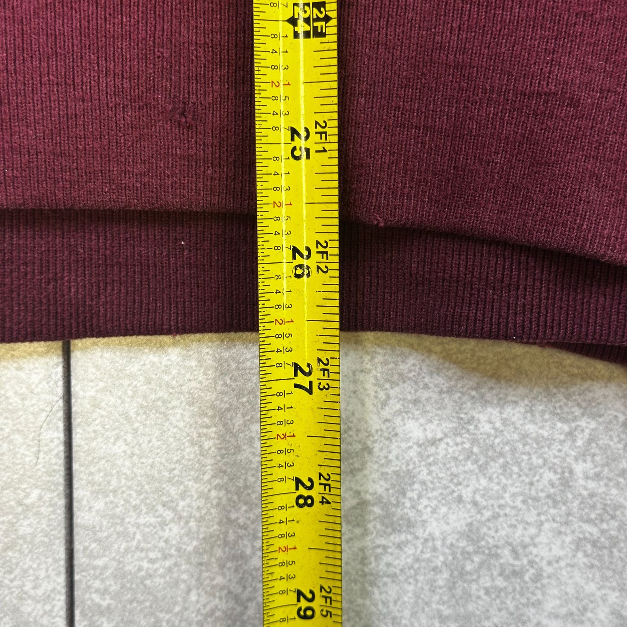 Aeropostale 1987 Burgundy Full-Zip Hoodie S/P