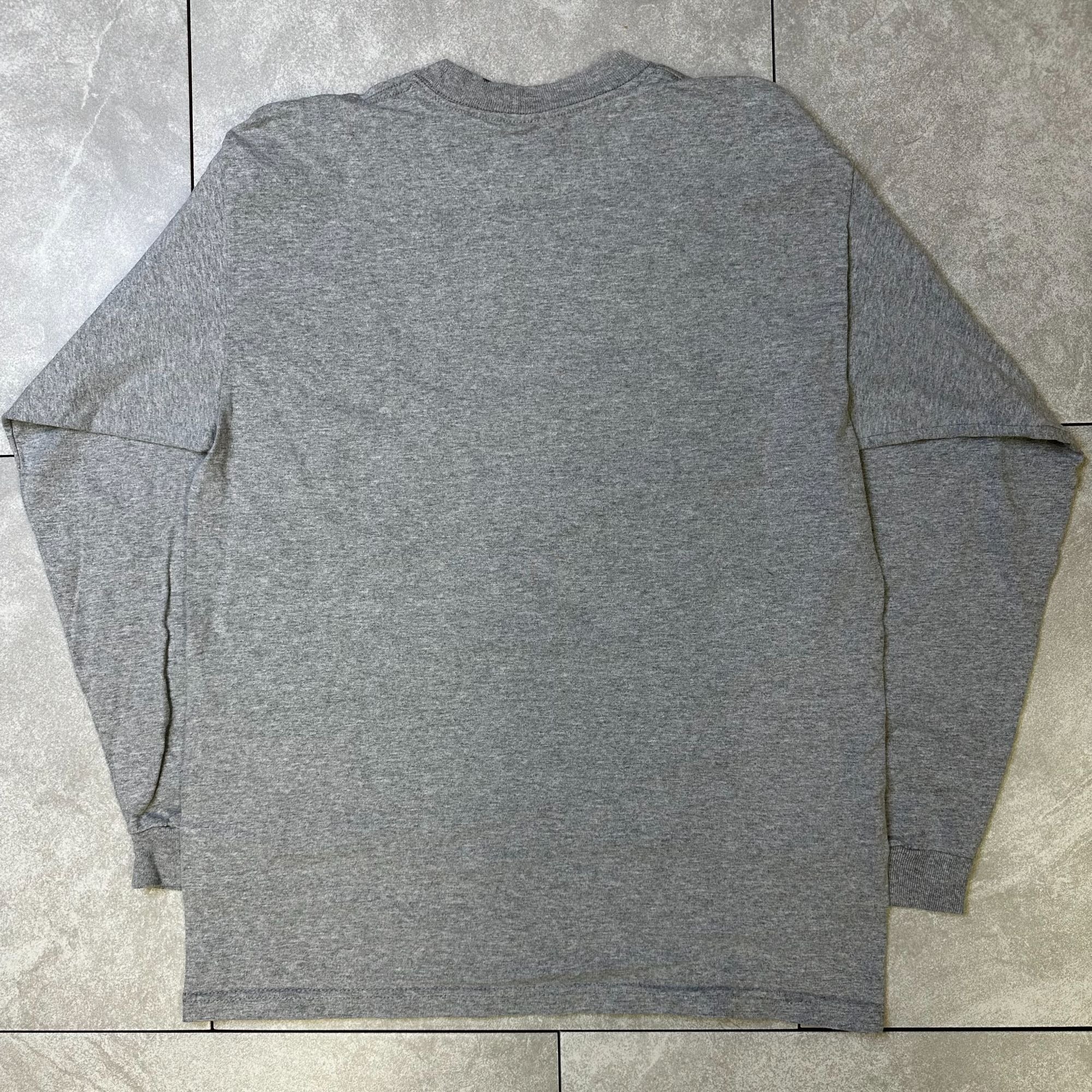 Michigan State Spartans Citrus Bowl 2000 Long Sleeve T-Shirt Gray Size M Jansport Made In USA