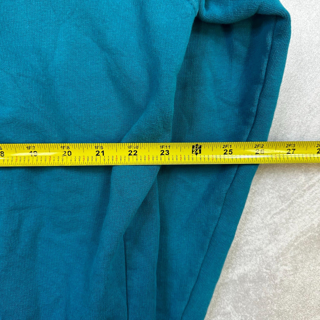 San Jose Sharks 1991 League Hoodie L/G Teal 3 Four Sportswear Cotton Poly Blend