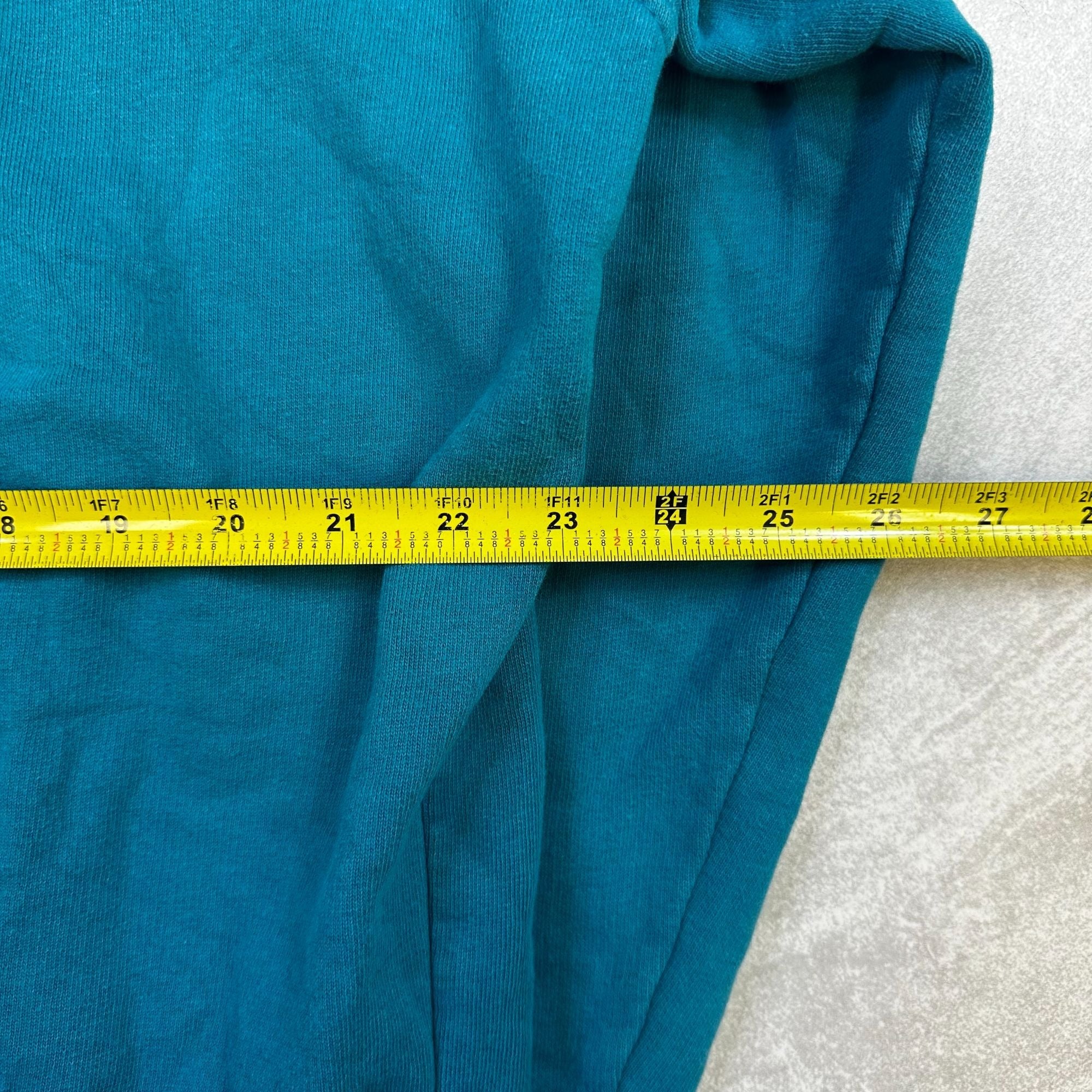 San Jose Sharks 1991 League Hoodie L/G Teal 3 Four Sportswear Cotton Poly Blend