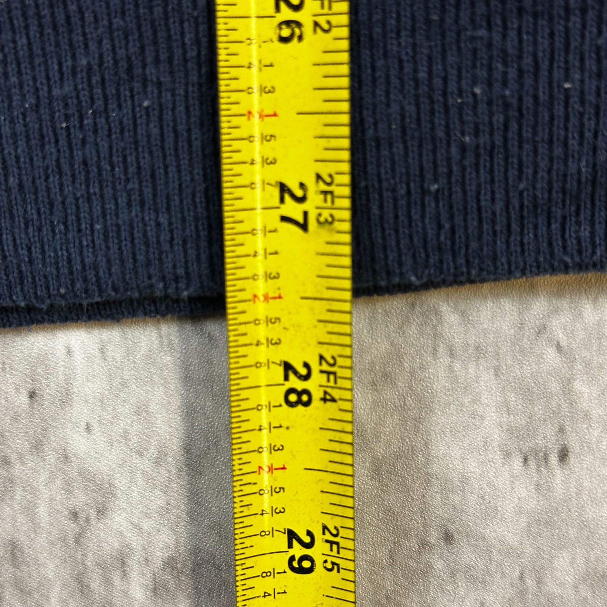 Soffe Navy Sweatshirt Adult L Crewneck Pullover Made In USA Cotton Blend Comfortable Casual Wear