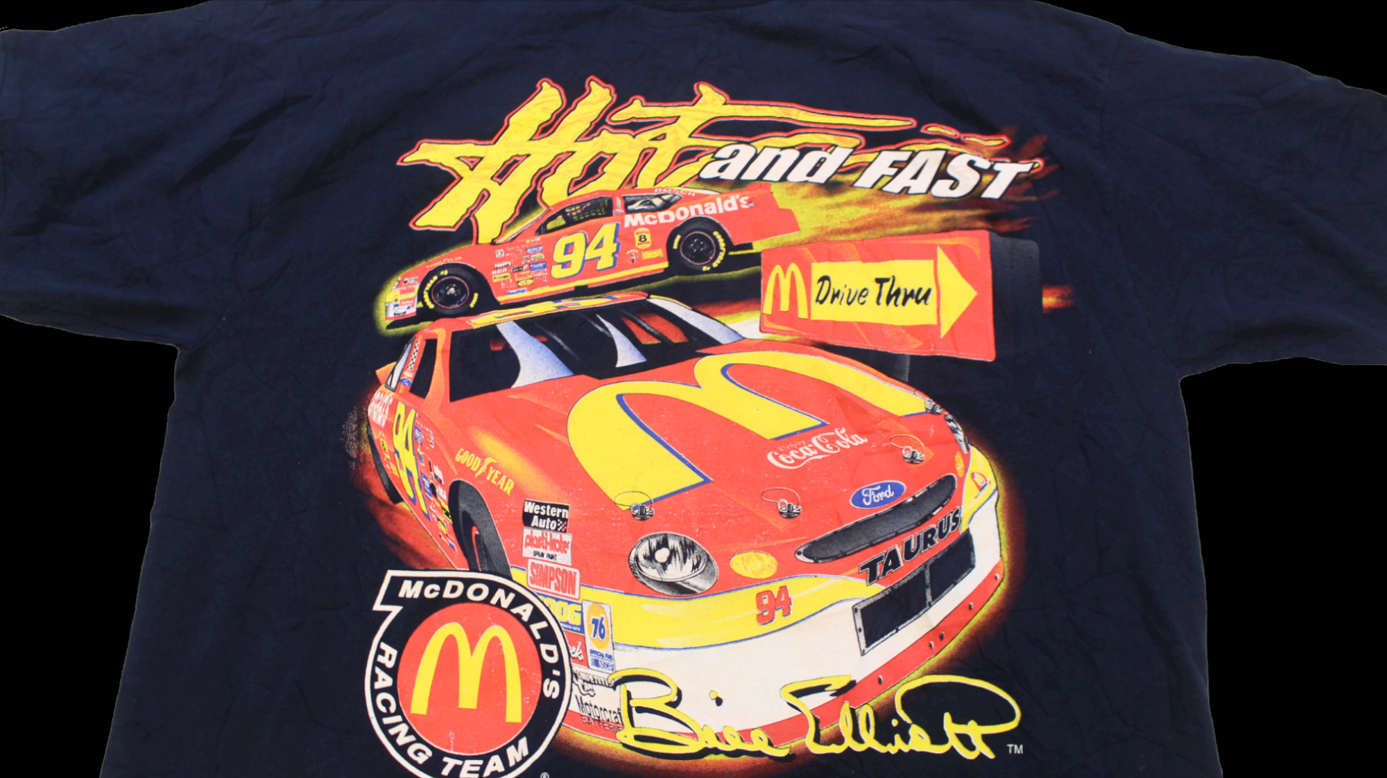 90's McDonald's racing team shirt
