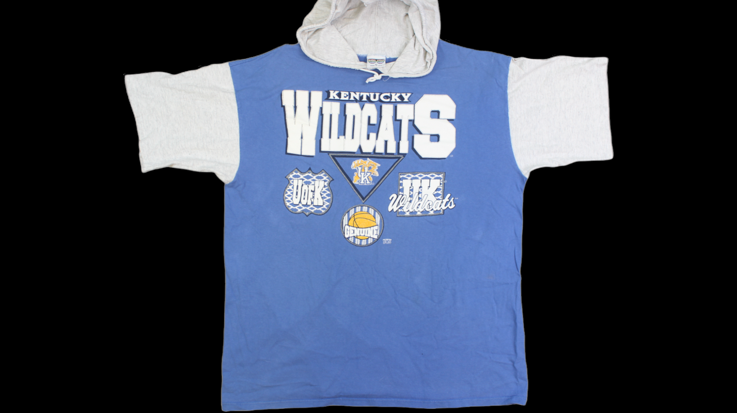 90's Kentucky Wildcats hooded shirt