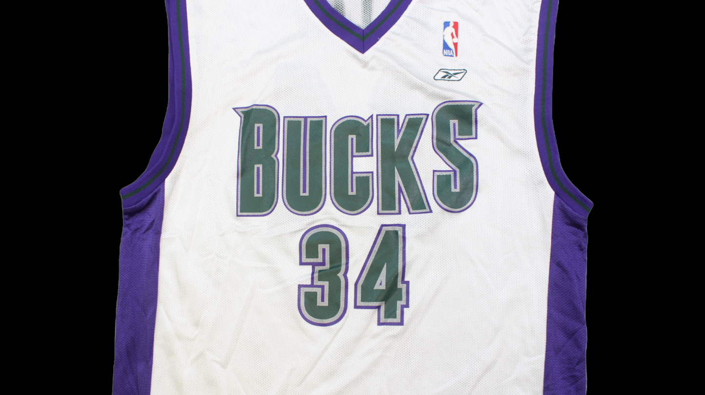 90's Milwaukee Bucks Ray Allen Reebok jersey