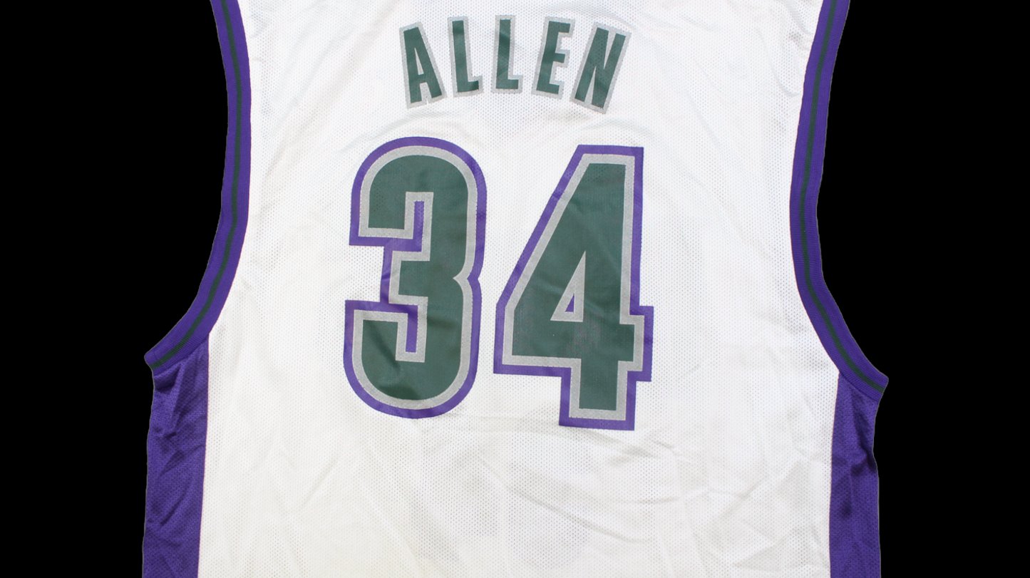 90's Milwaukee Bucks Ray Allen Reebok jersey