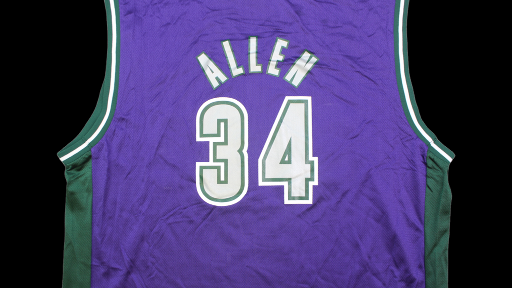 90's Milwaukee Bucks Allen Ray Champion jersey