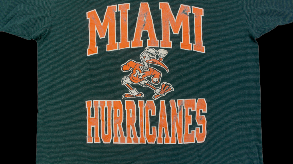 90's Miami Hurricanes shirt