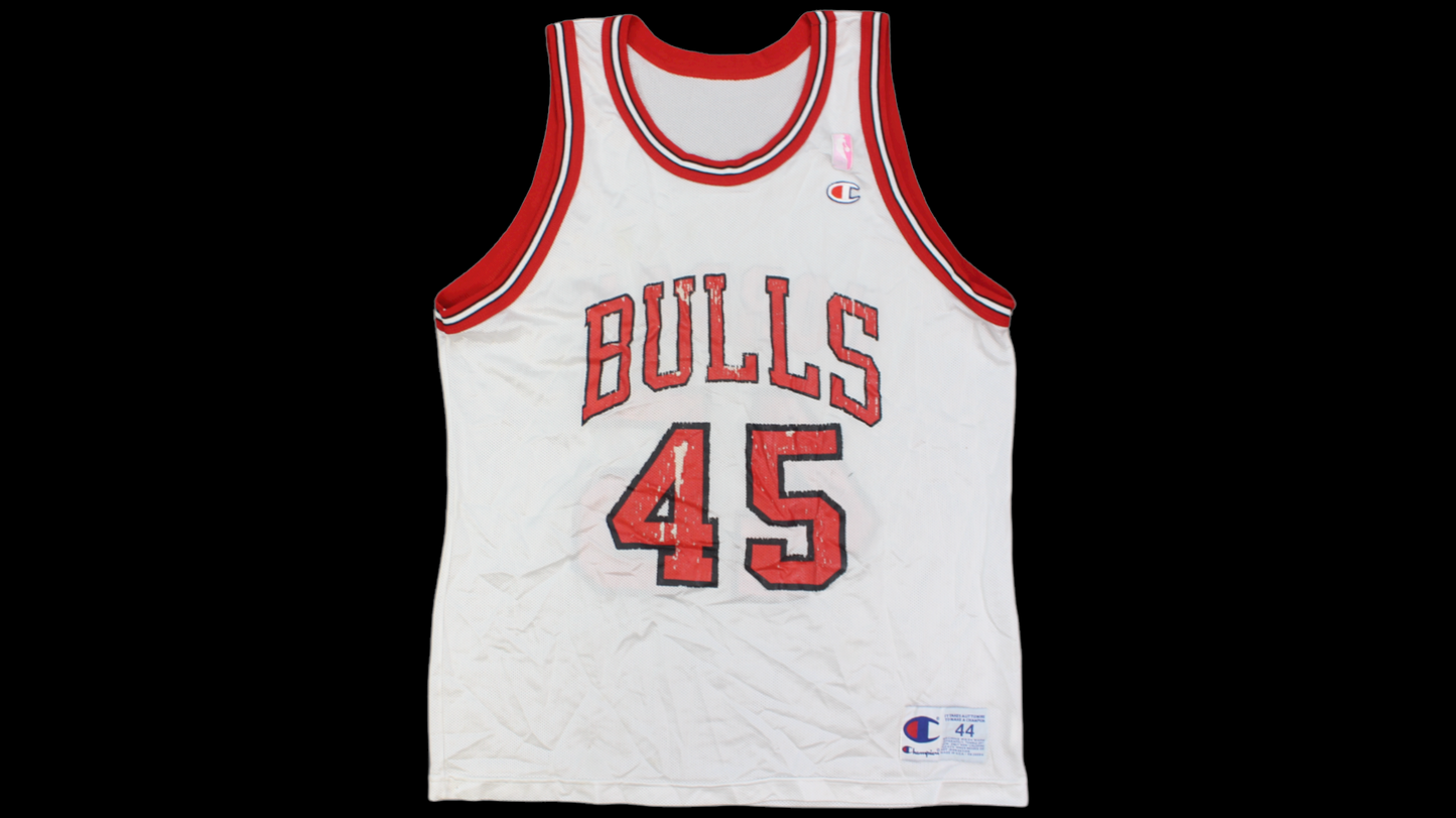 Michael Jordan Chicago Bulls Champion jersey Thriller