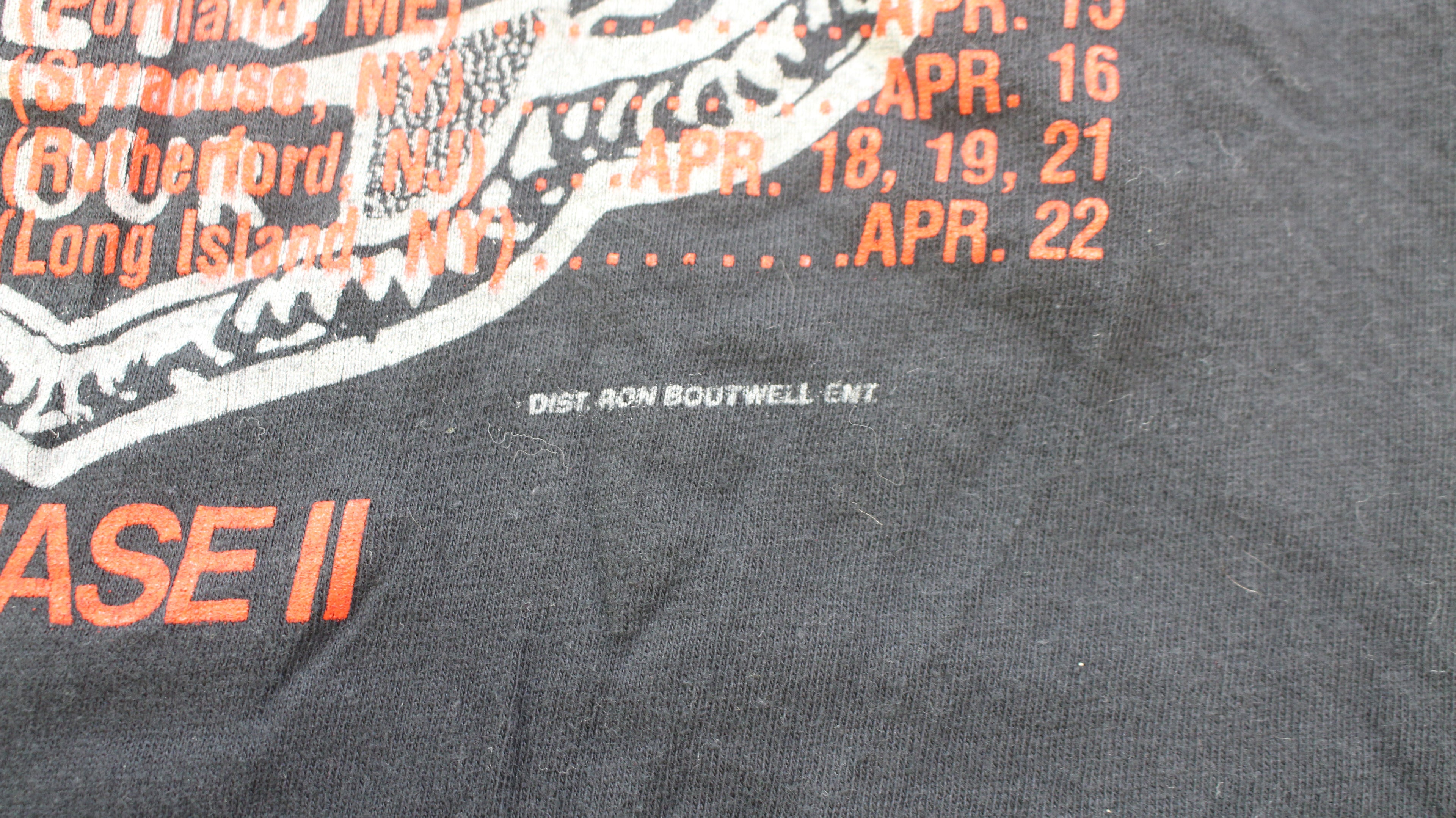 The Police : Ghost in The Machine tour shirt