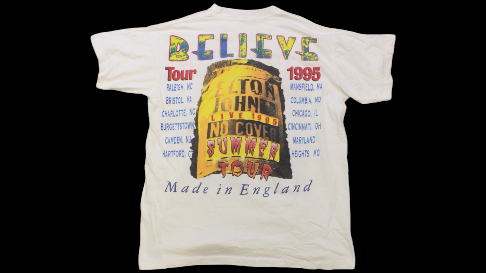 1995 Elton John Tour shirt