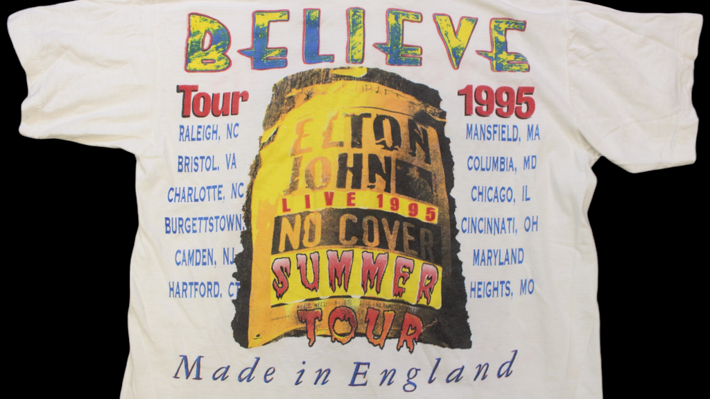 1995 Elton John Tour shirt